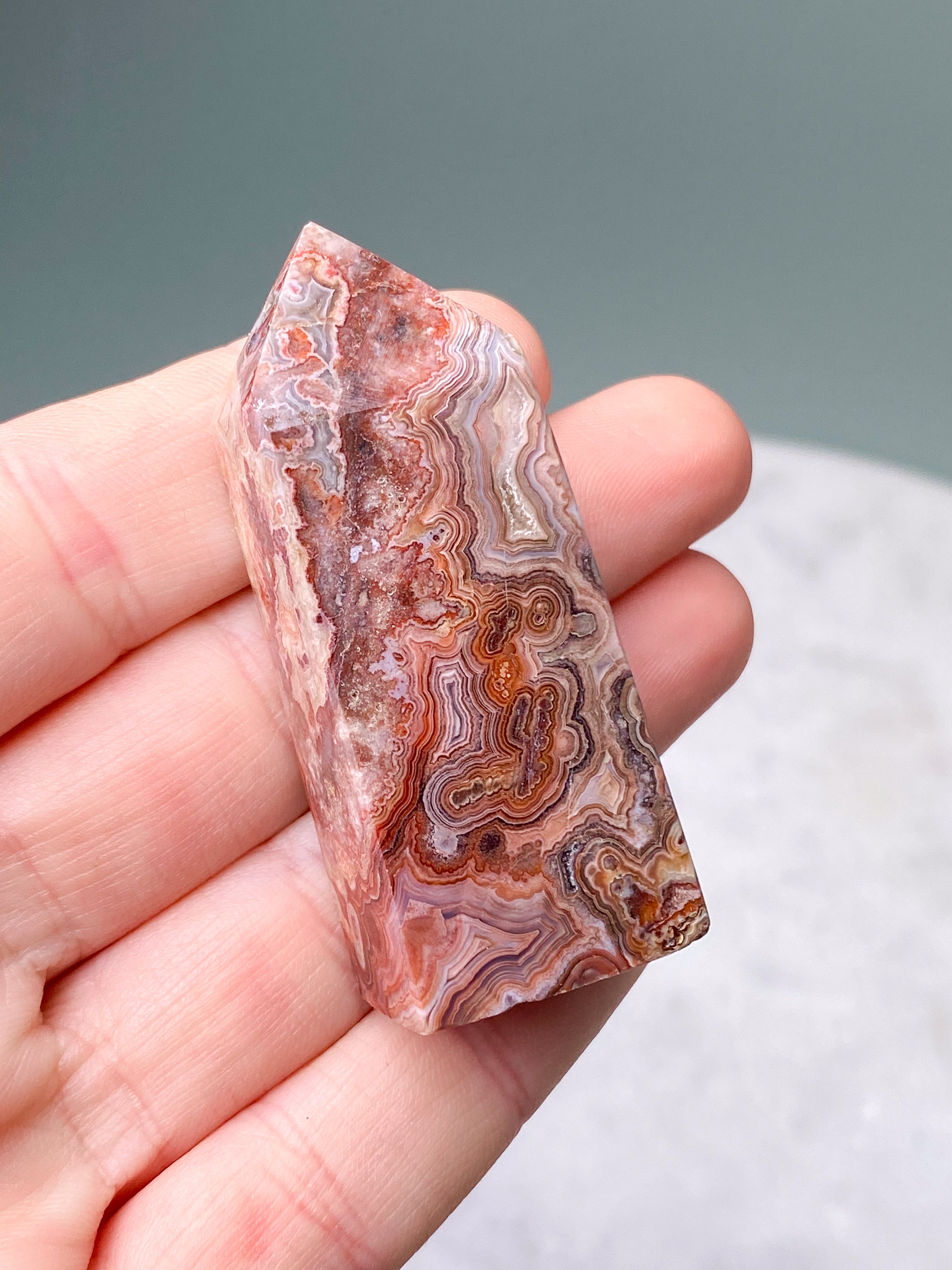 Röd mexikansk agattorn (nr 6)