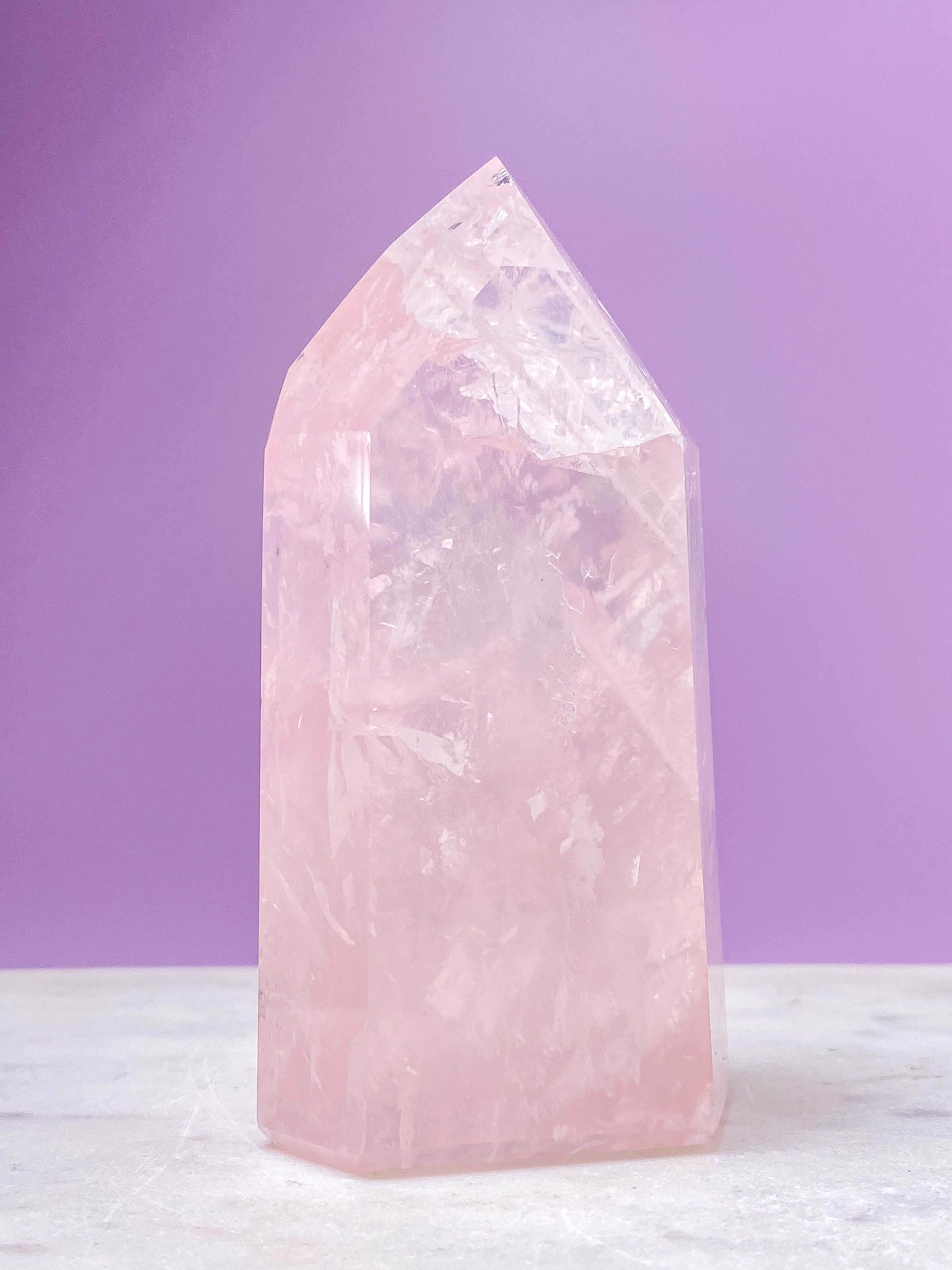 Rosakvarts Tower (exklusiv kvalitet)