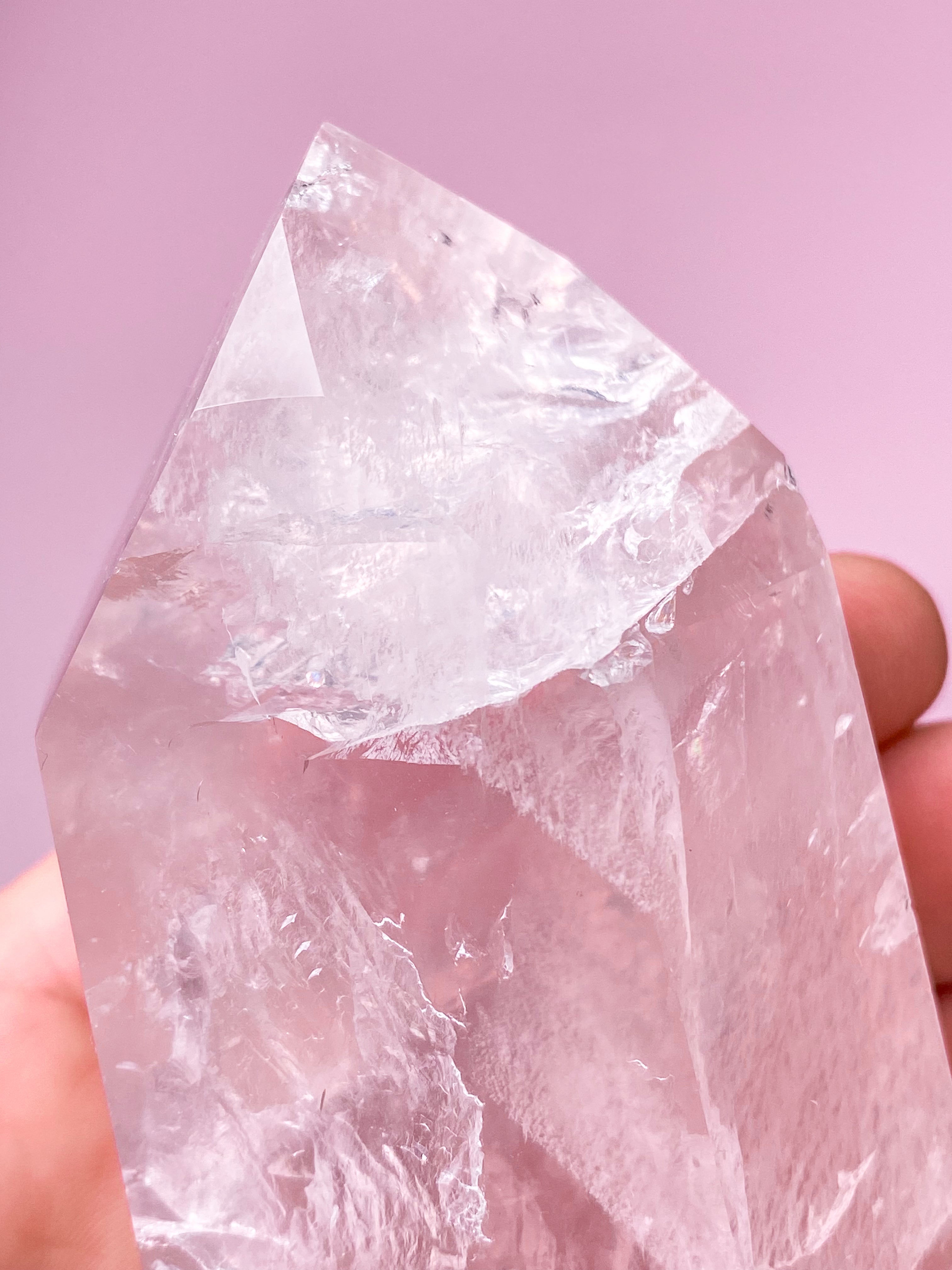 Rosakvarts Tower (exklusiv kvalitet)