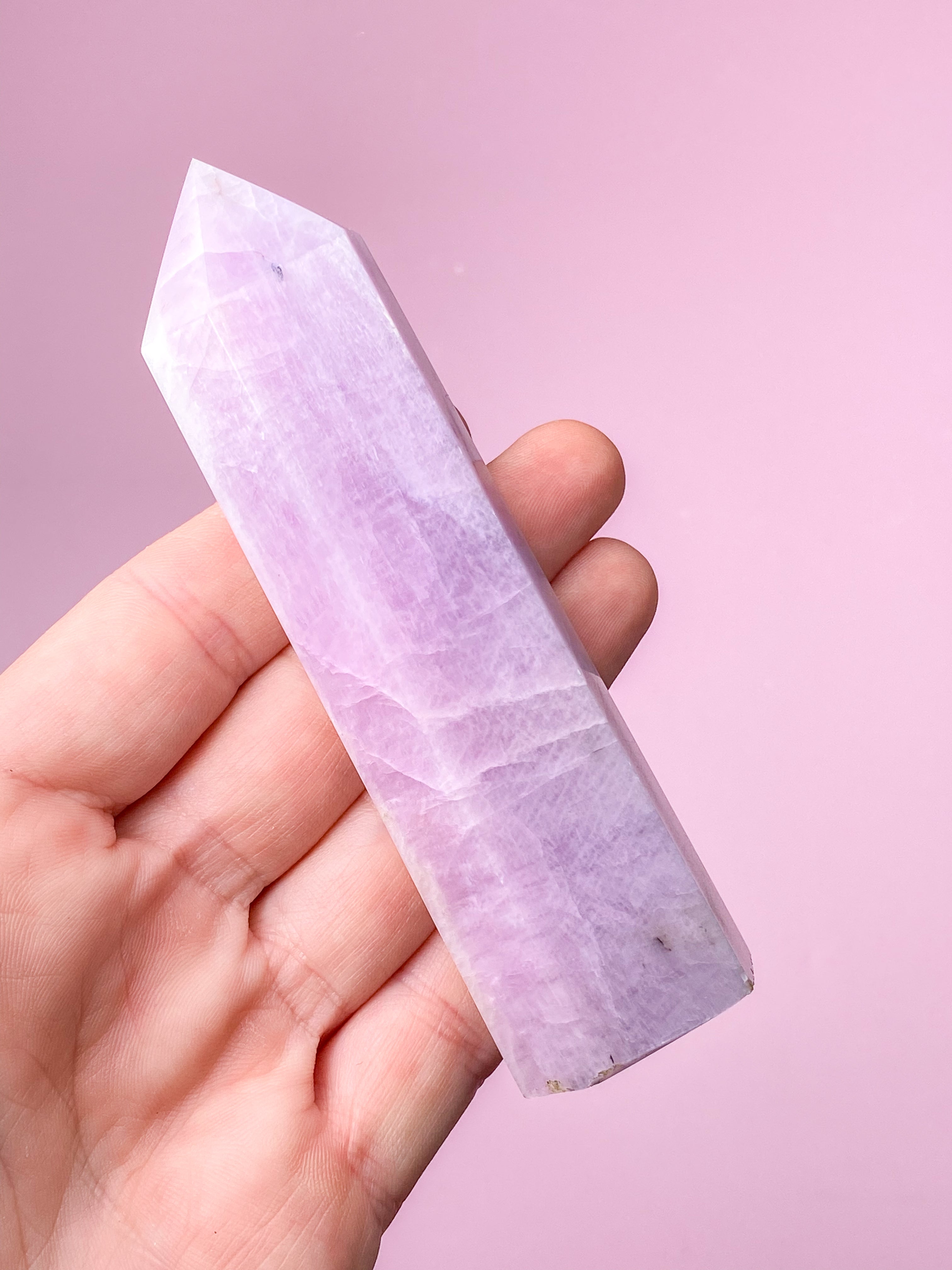 Kunzit polerad (hög kvalitet)