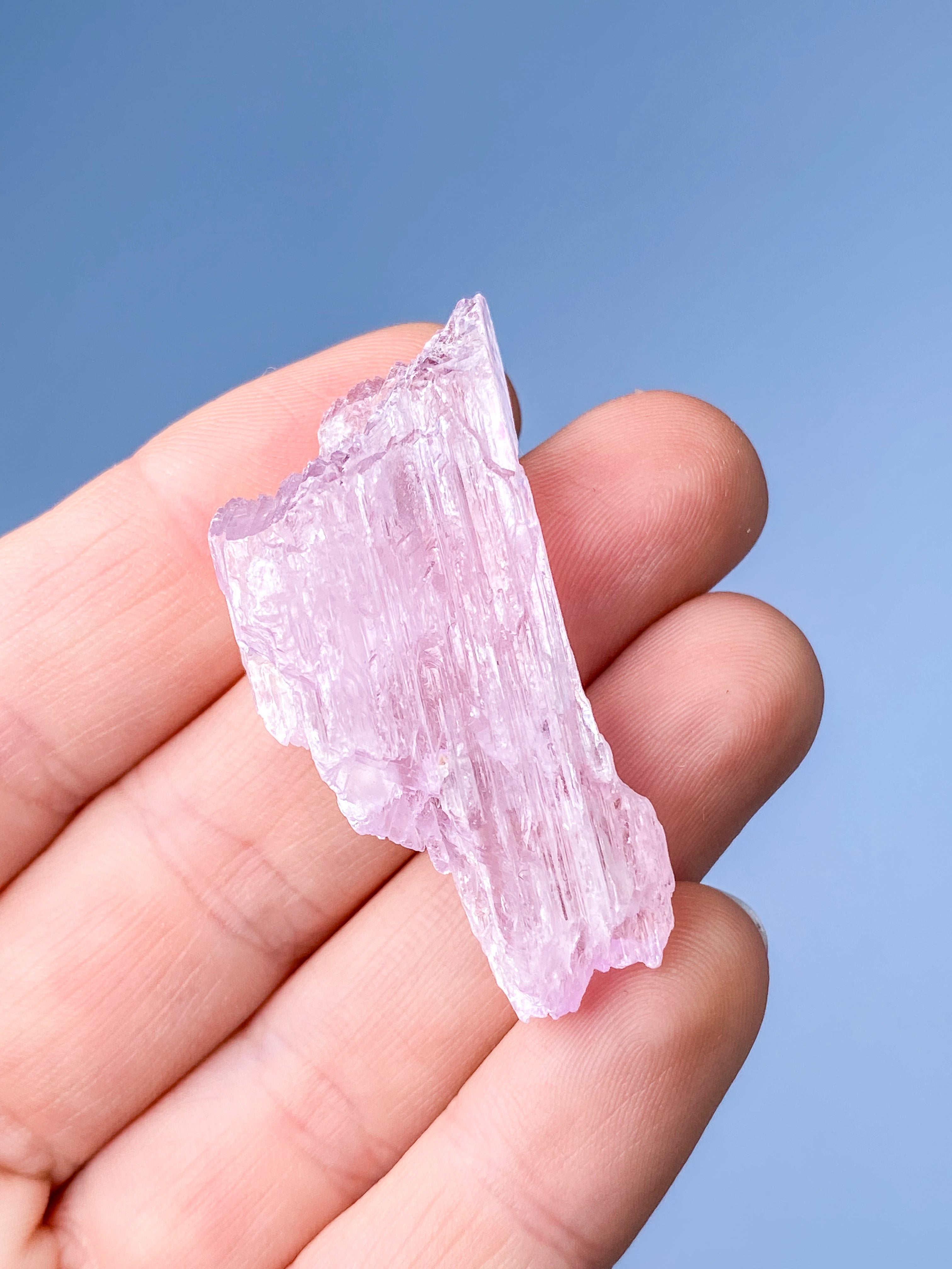 Kunzite Raw (nr 12) Exklusiv kvalitet