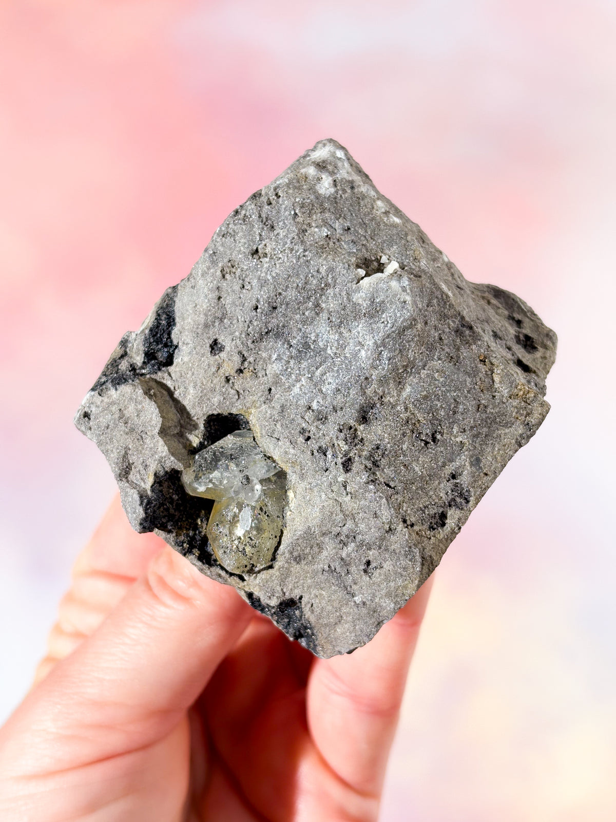 Herkimer-diamant i matris (nr 4)