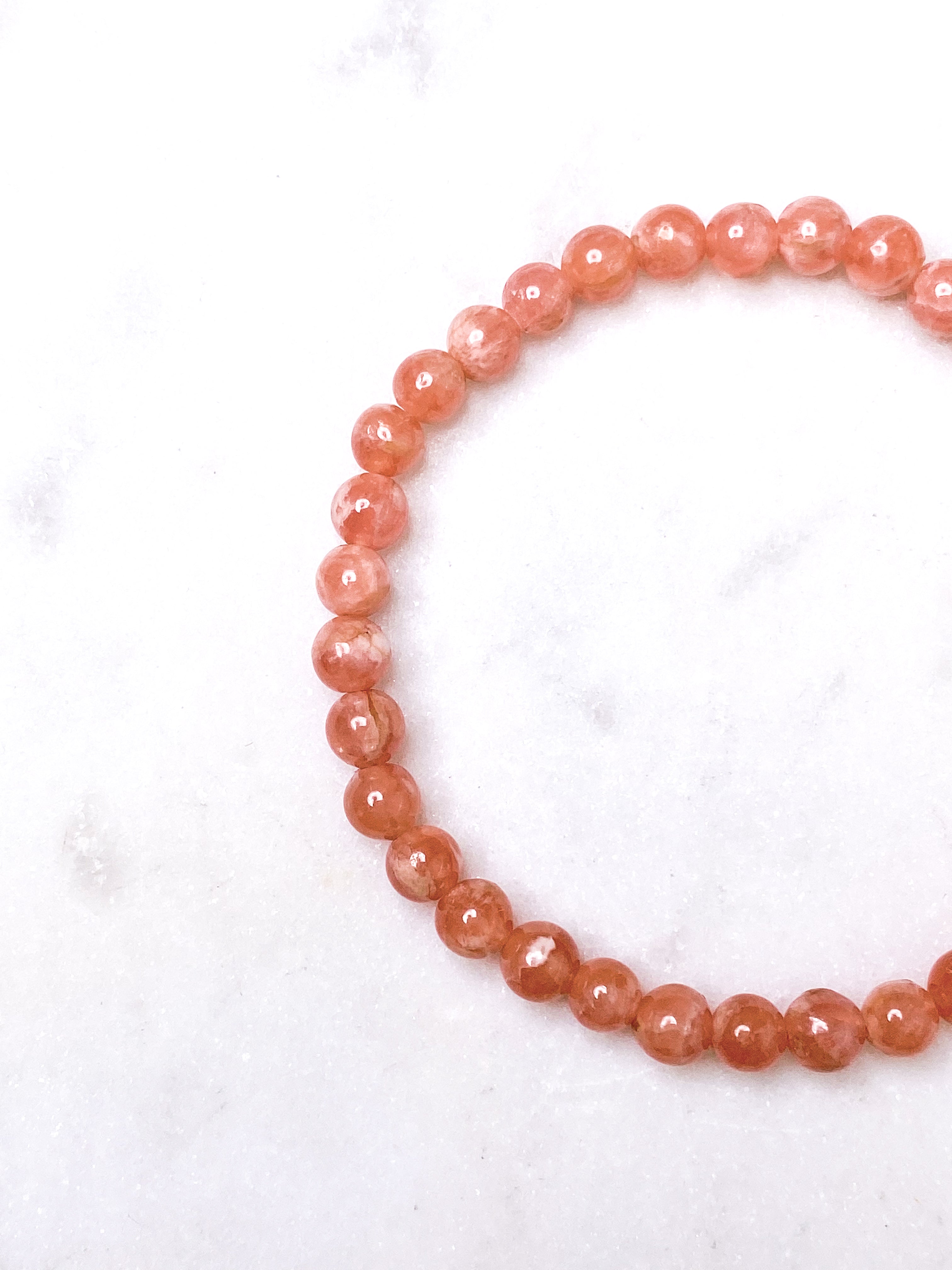 Rhodochrosit Armbånd
