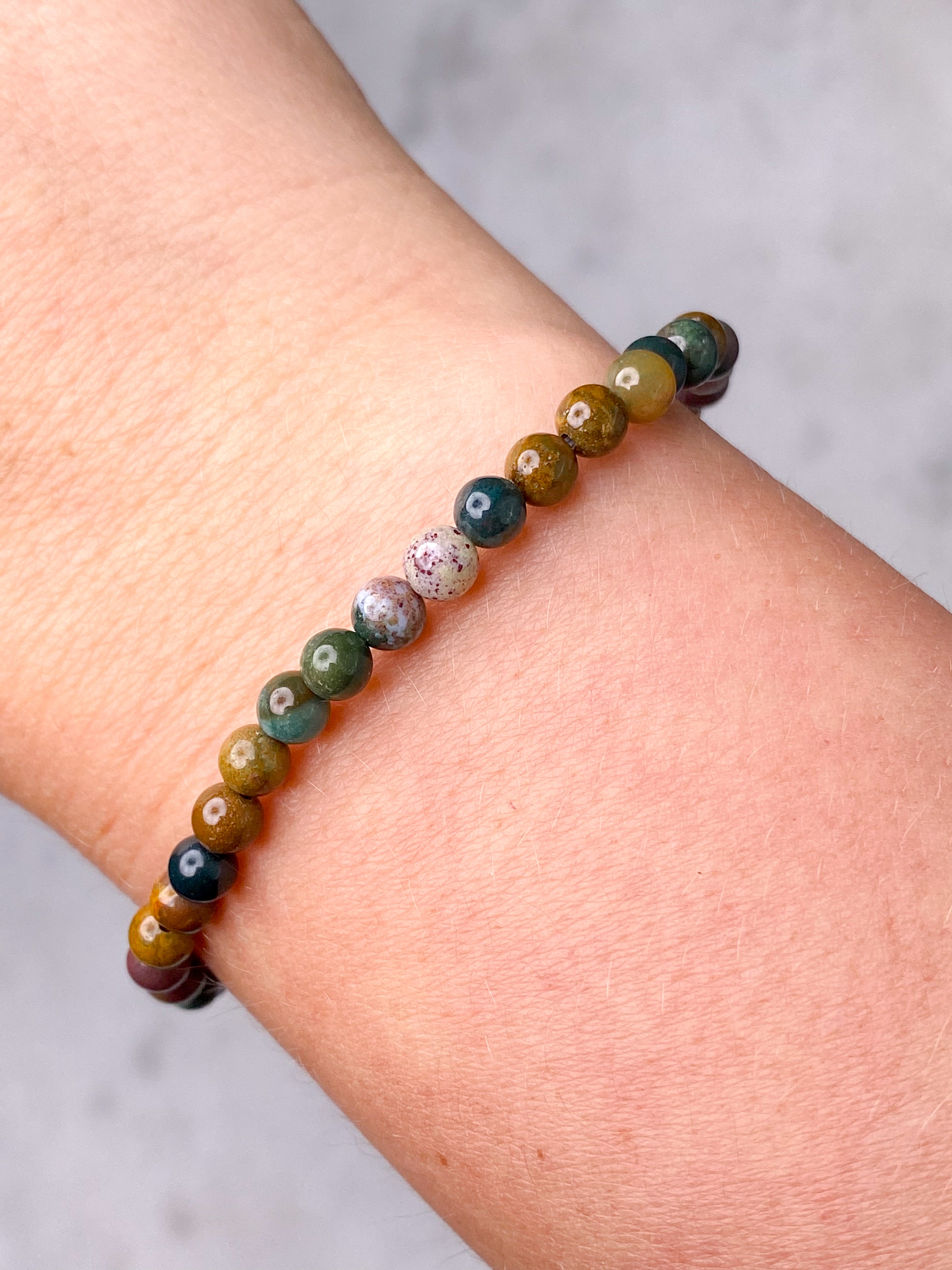 Ocean Jaspis Armbånd