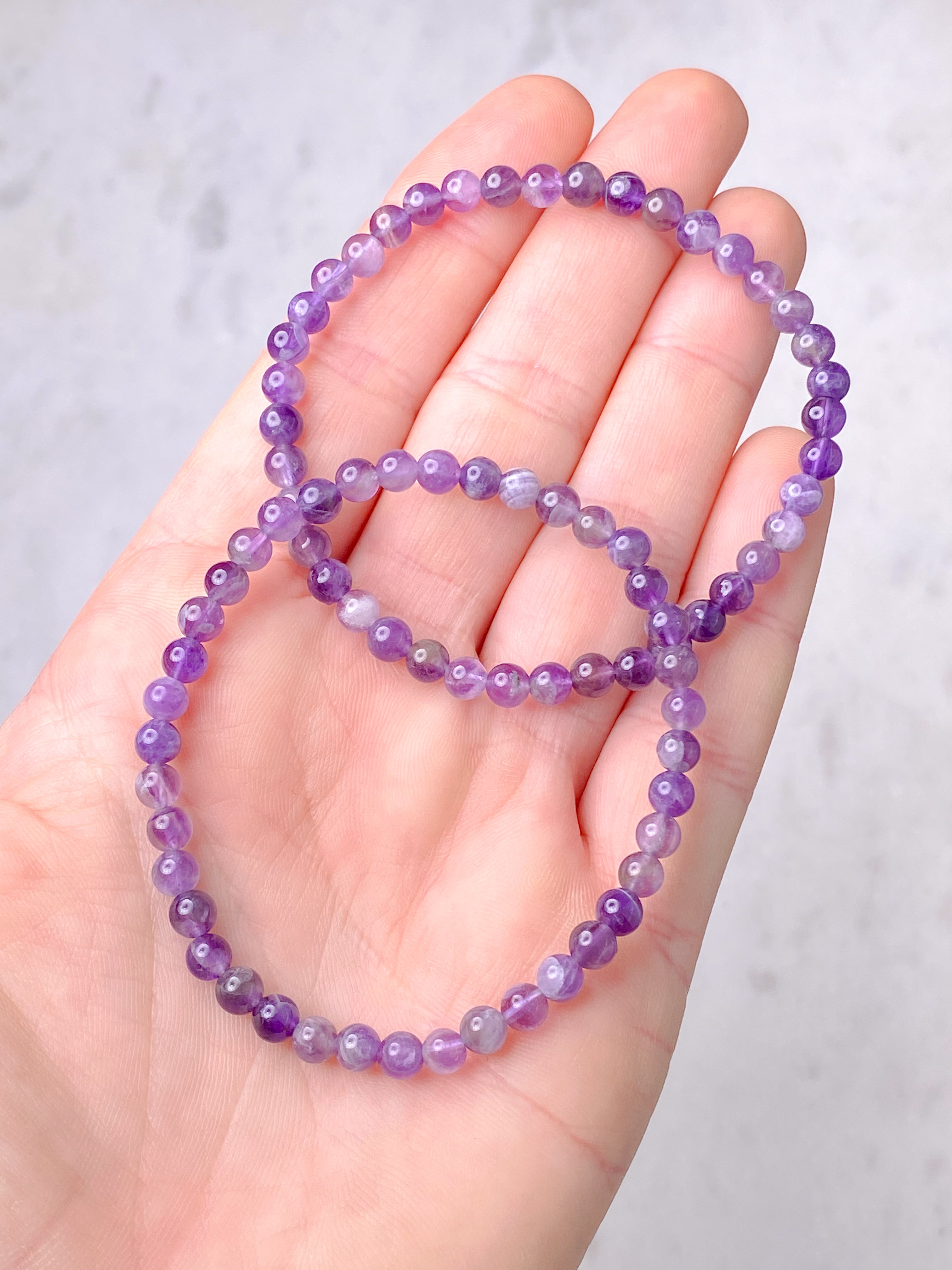 Chevron Ametyst Armbånd