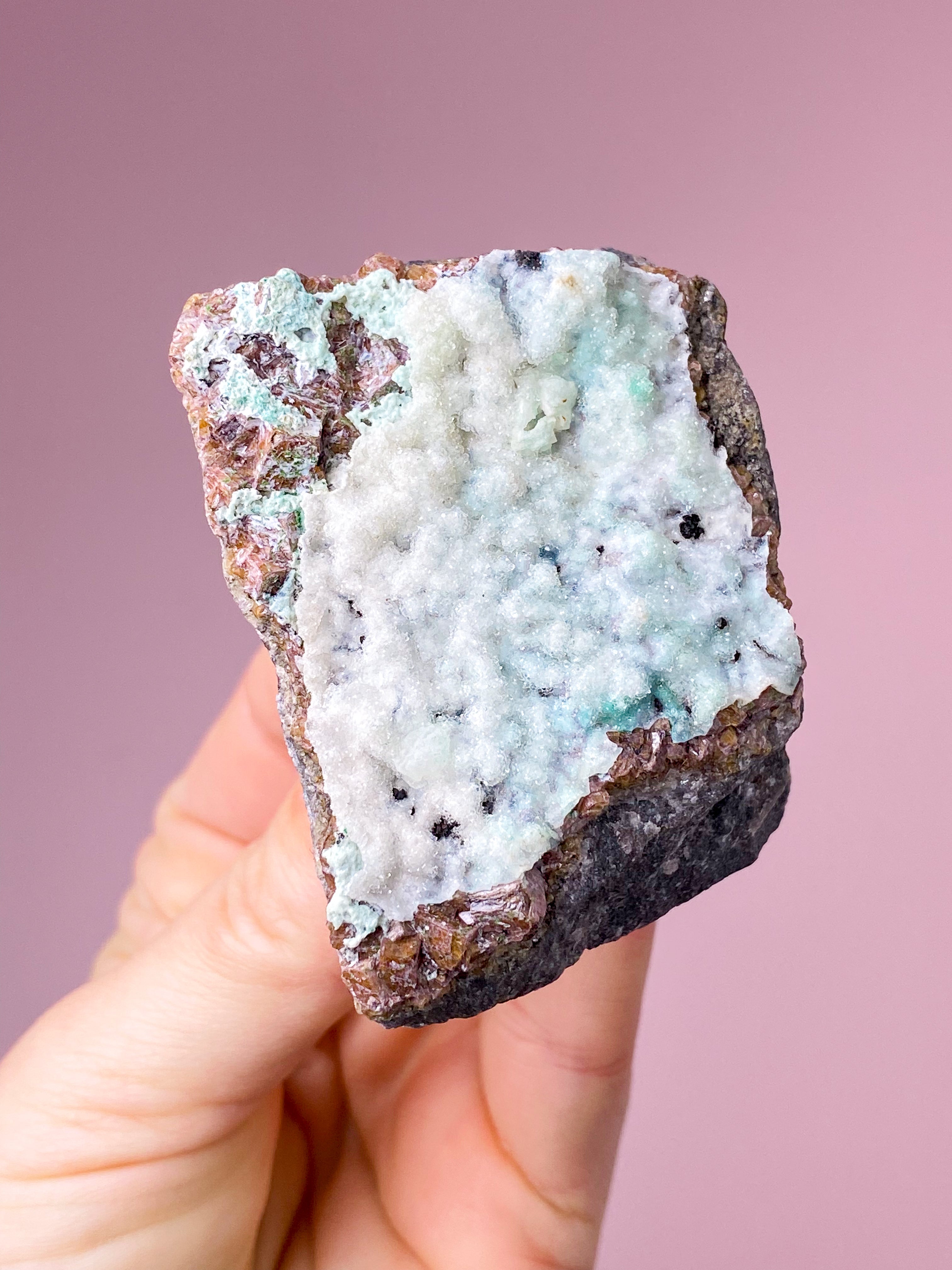 Druzy Chrysocolla Klynge (Nr. 14)
