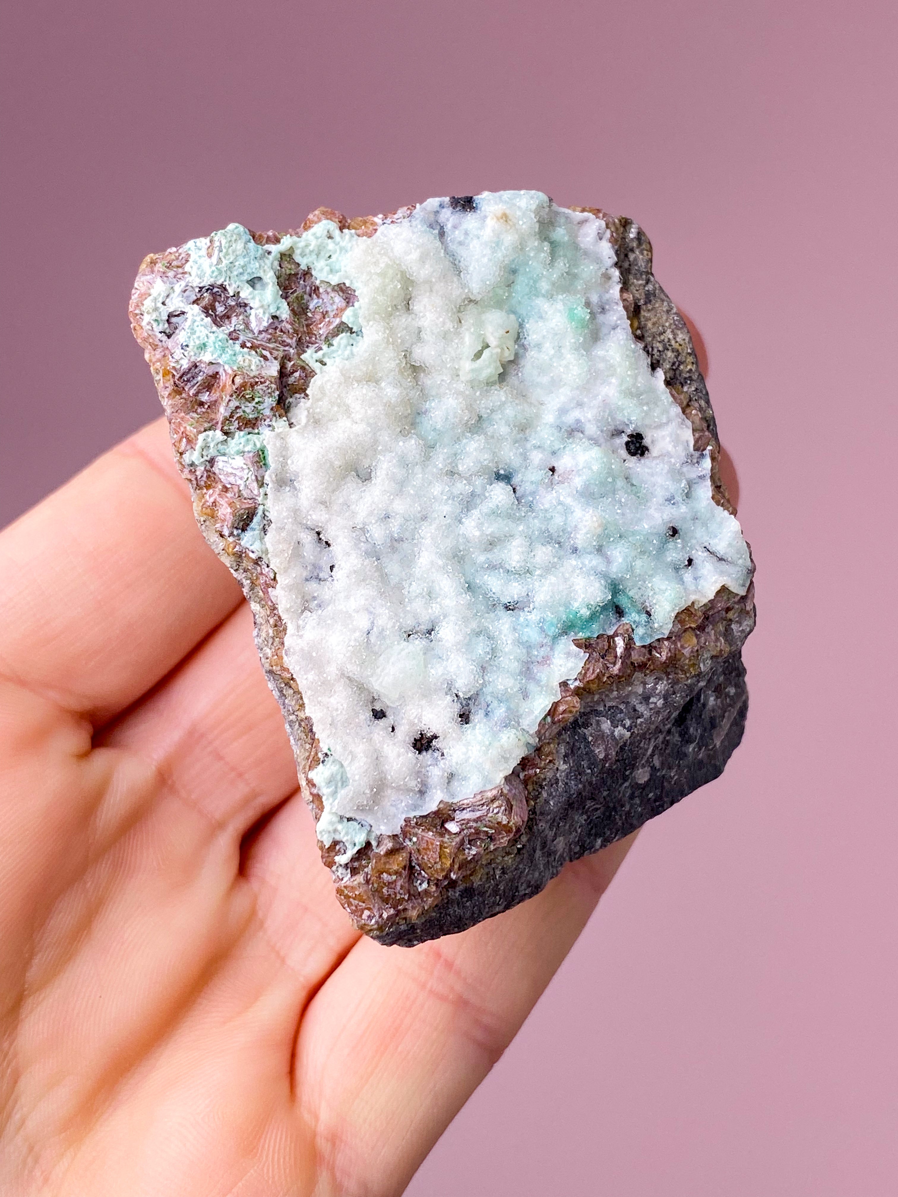 Druzy Chrysocolla-kluster (nr 14)