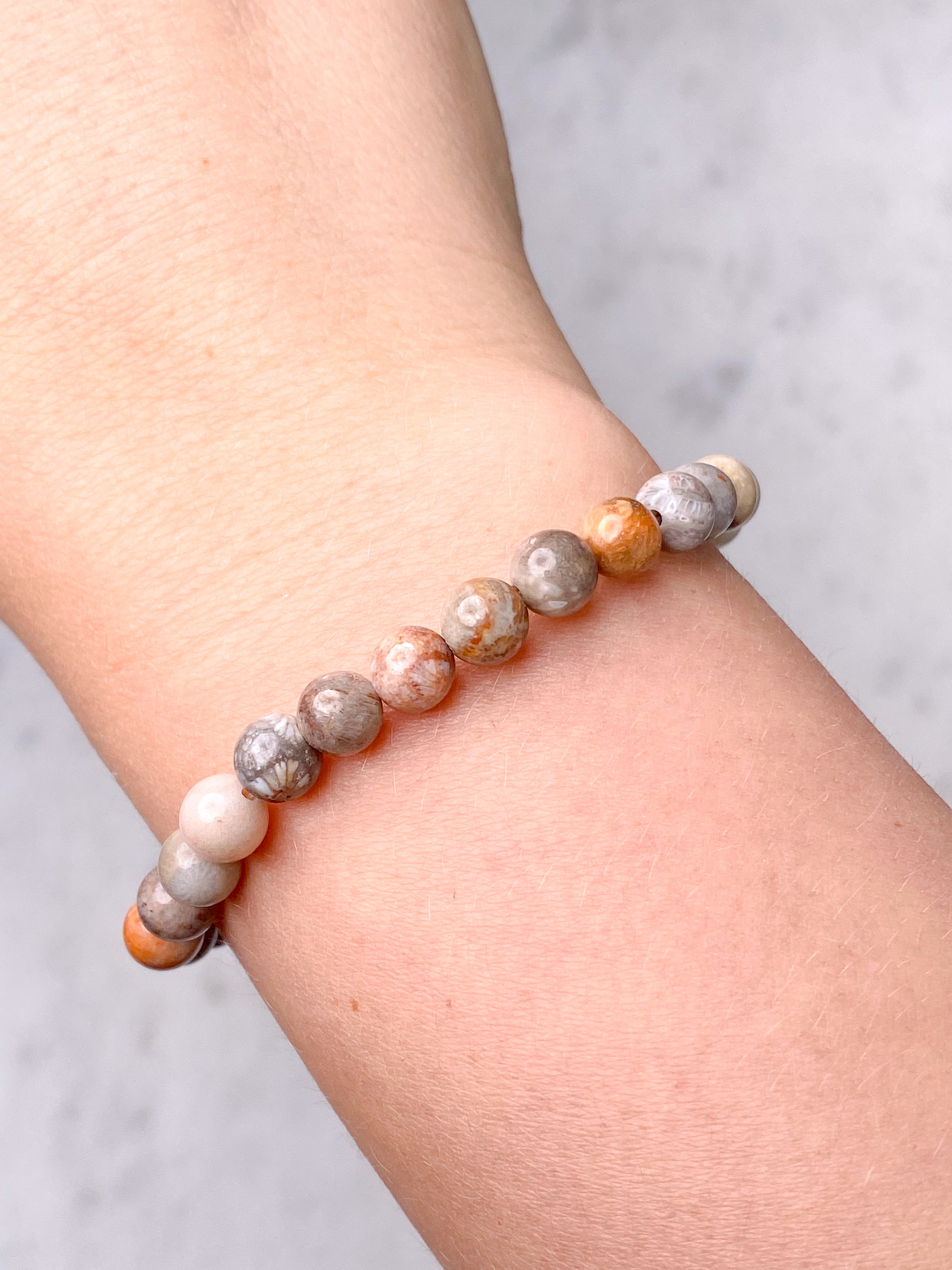 Koralfossil Armbånd