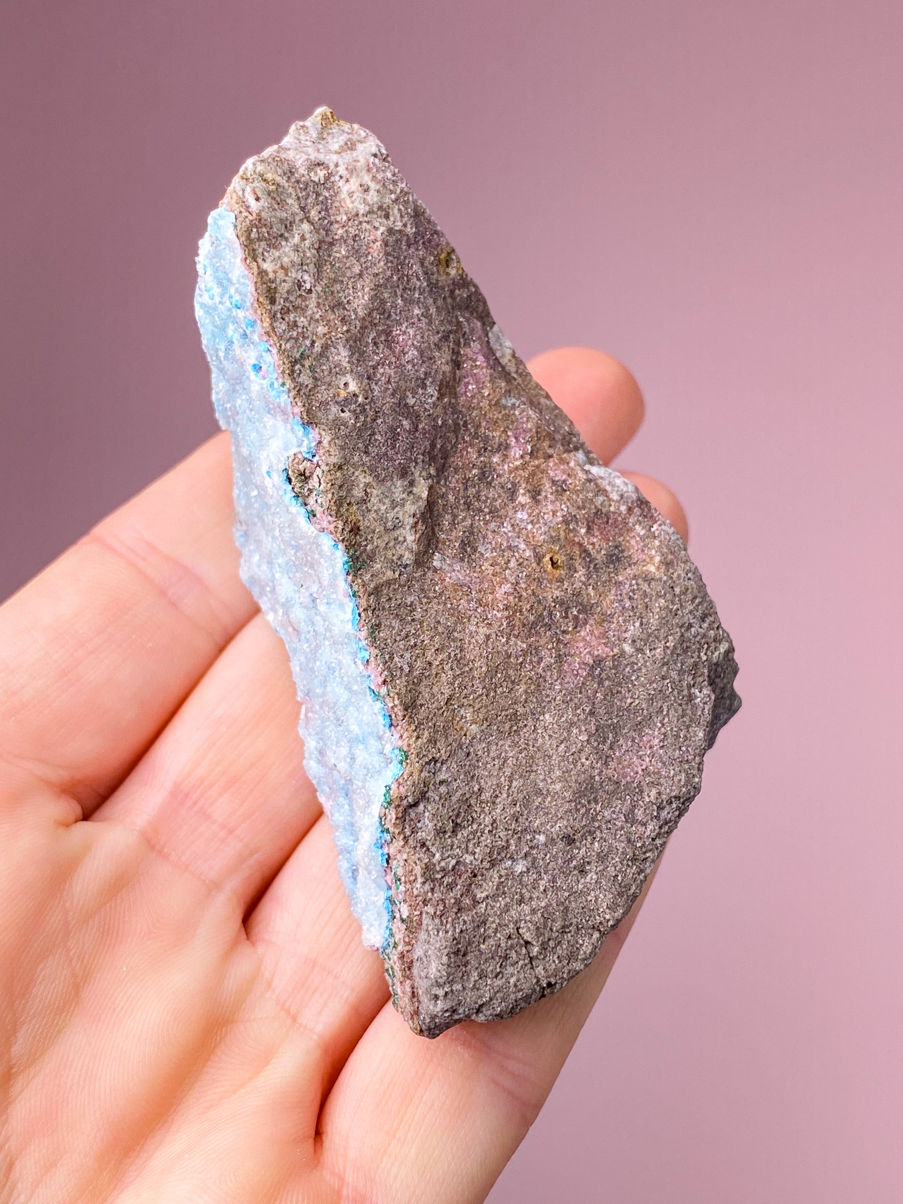 Druzy Chrysocolla Klynge (Nr. 20)