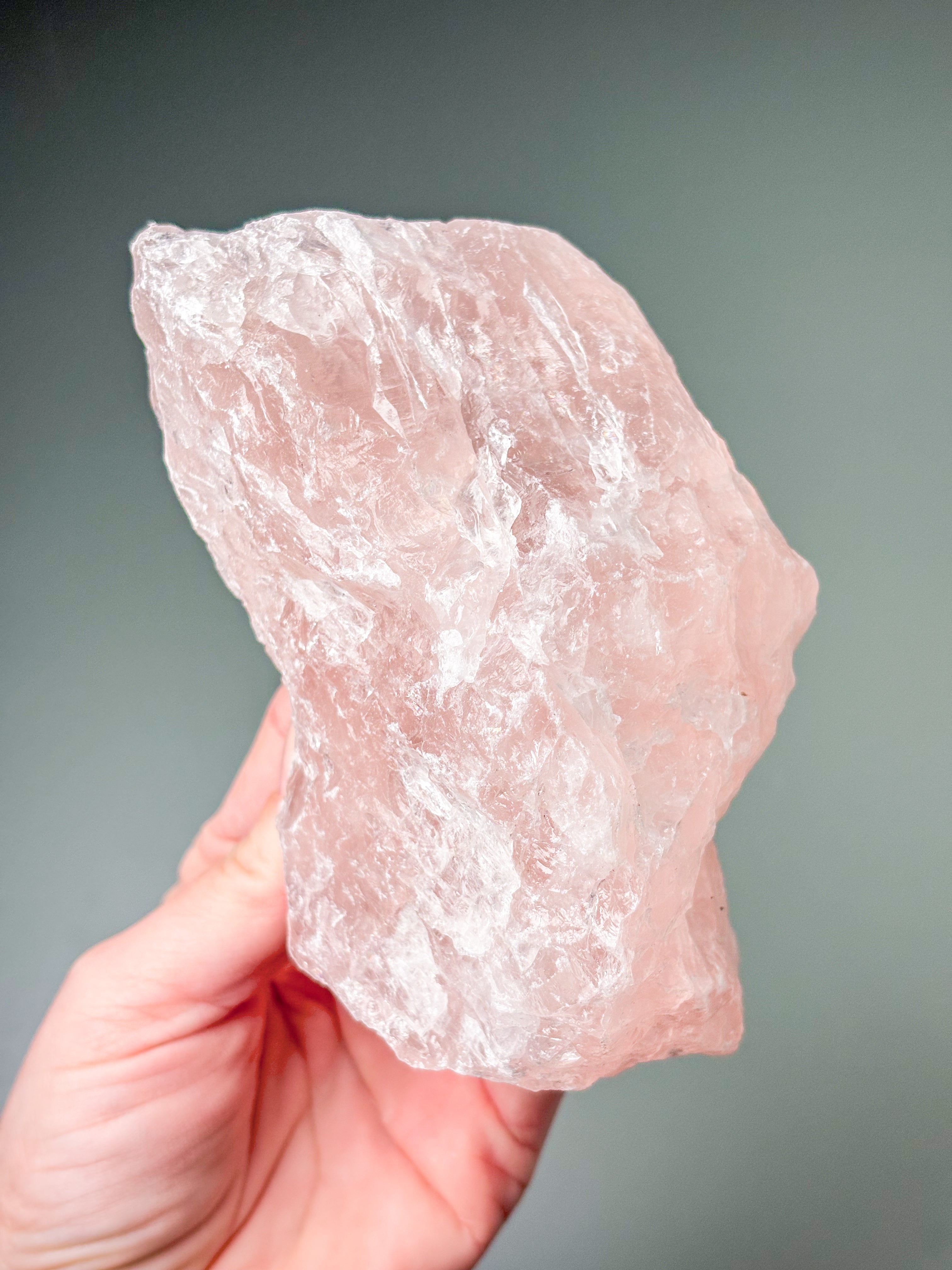 Stor Rå Rosakvarts (Nr. 13)