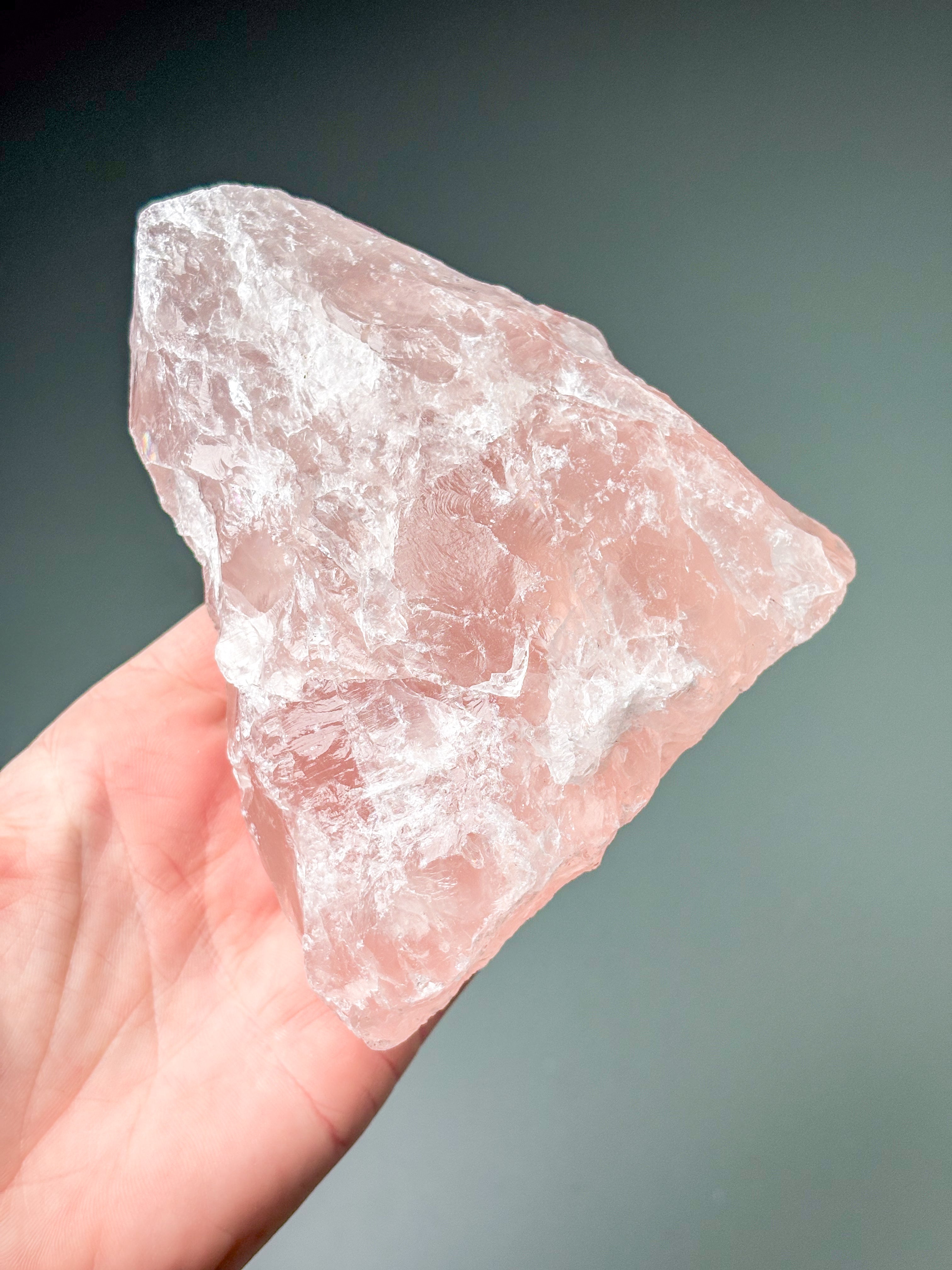Stor Rå Rosakvarts (Nr. 18)