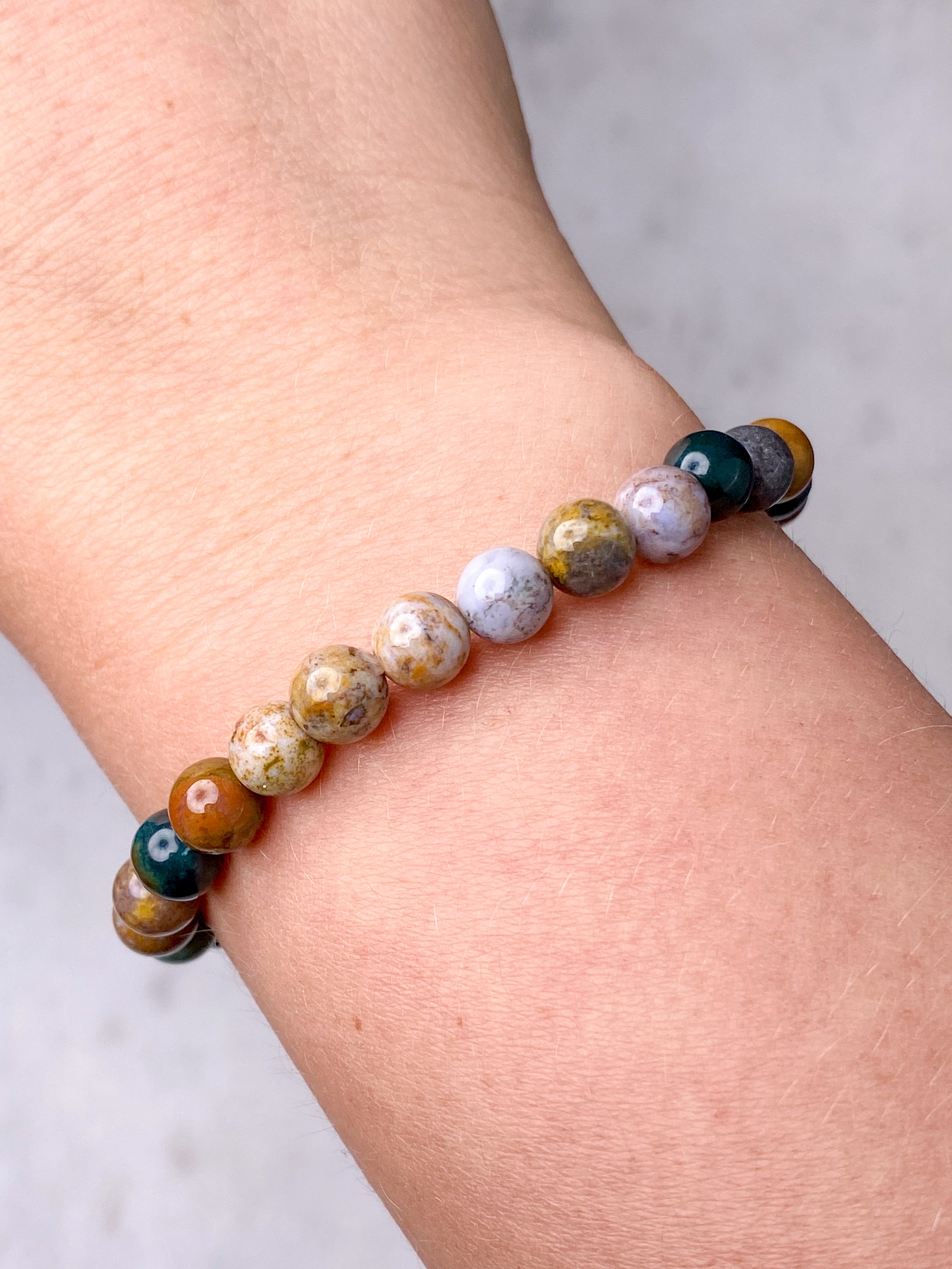 Ocean Jaspis Armbånd