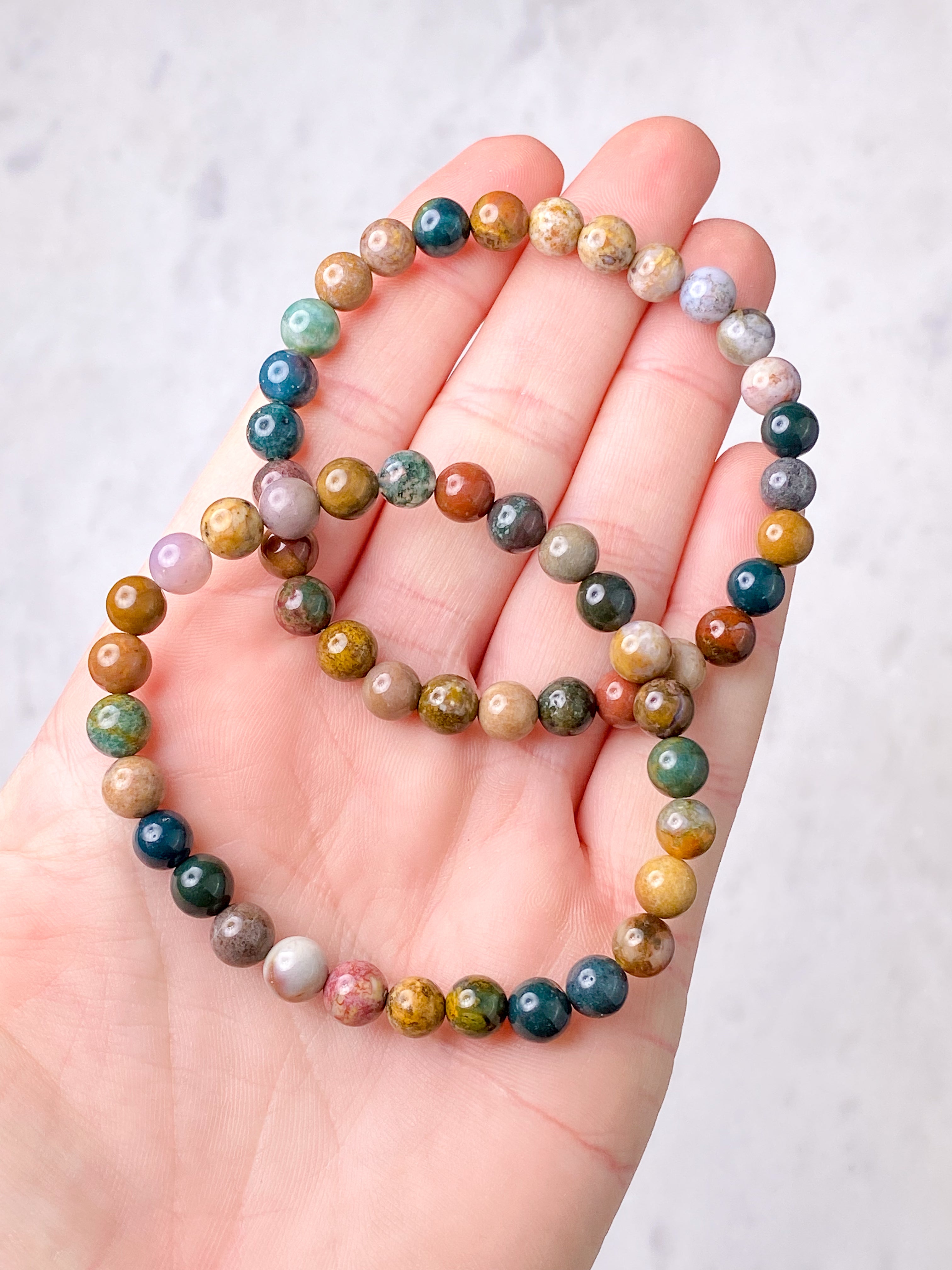Ocean Jaspis Armbånd