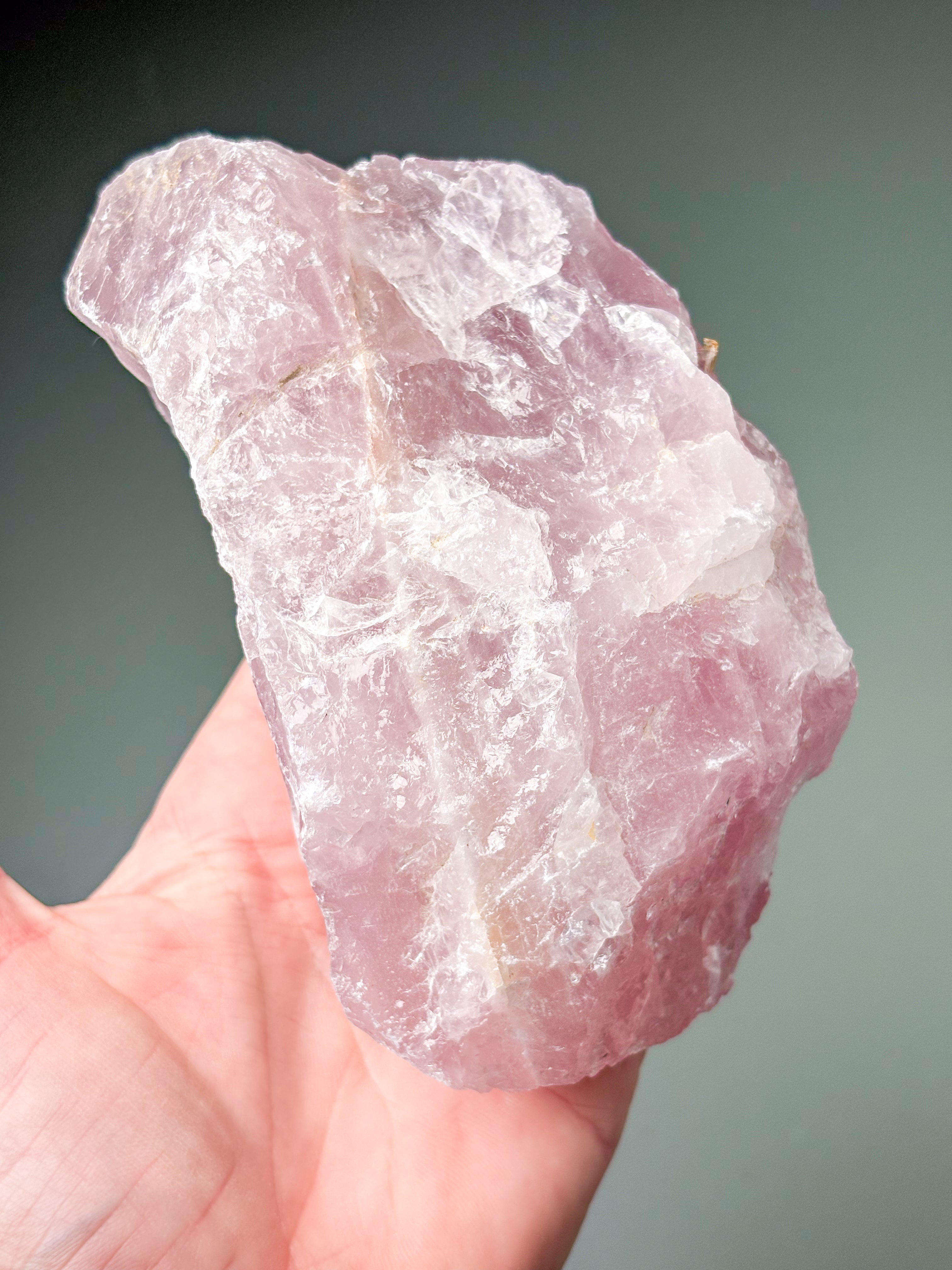 Stor Rå Rosakvarts (Nr. 19)