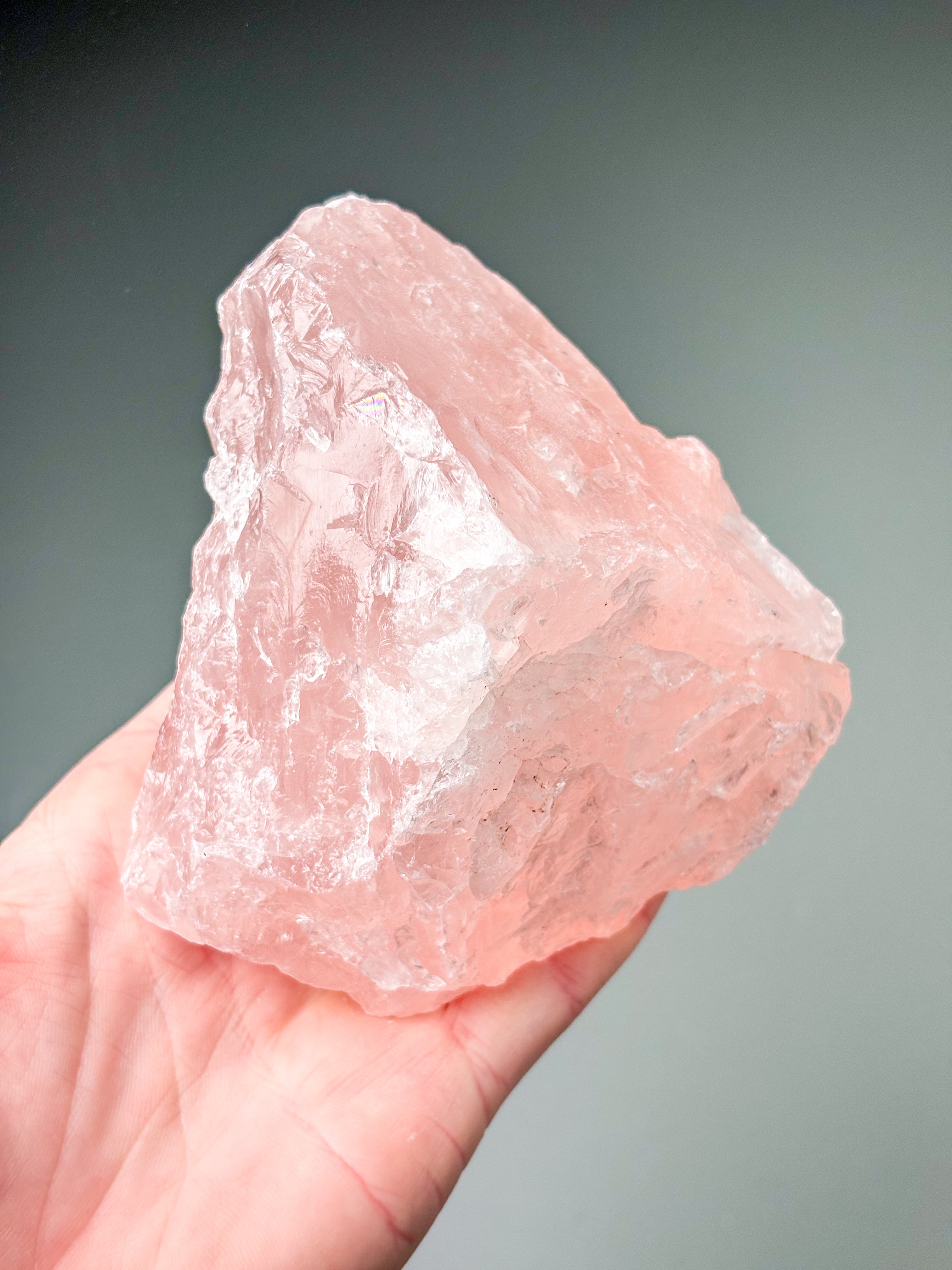 Stor Rå Rosakvarts (Nr. 21)