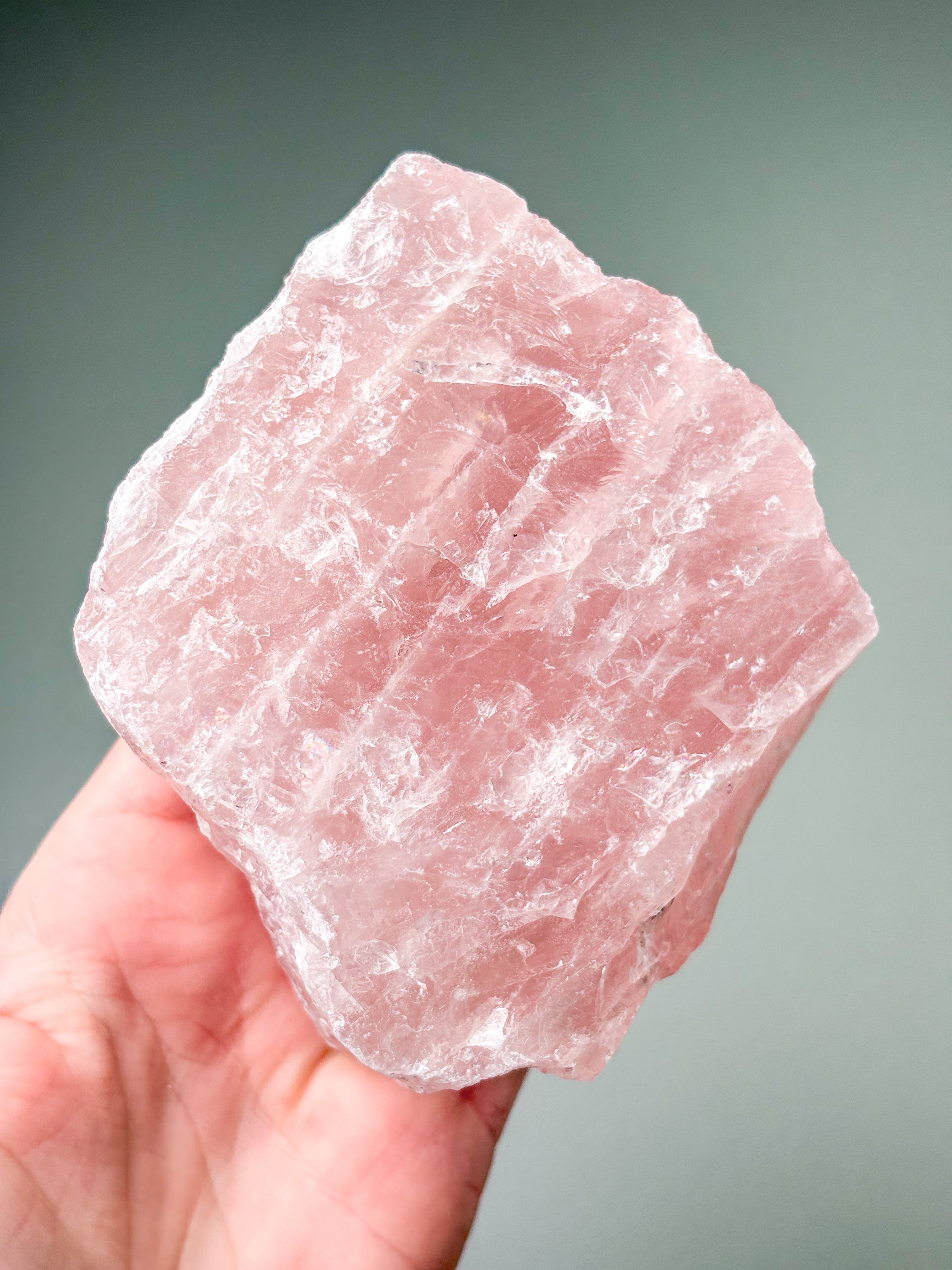 Stor Rå Rosakvarts (Nr. 25)