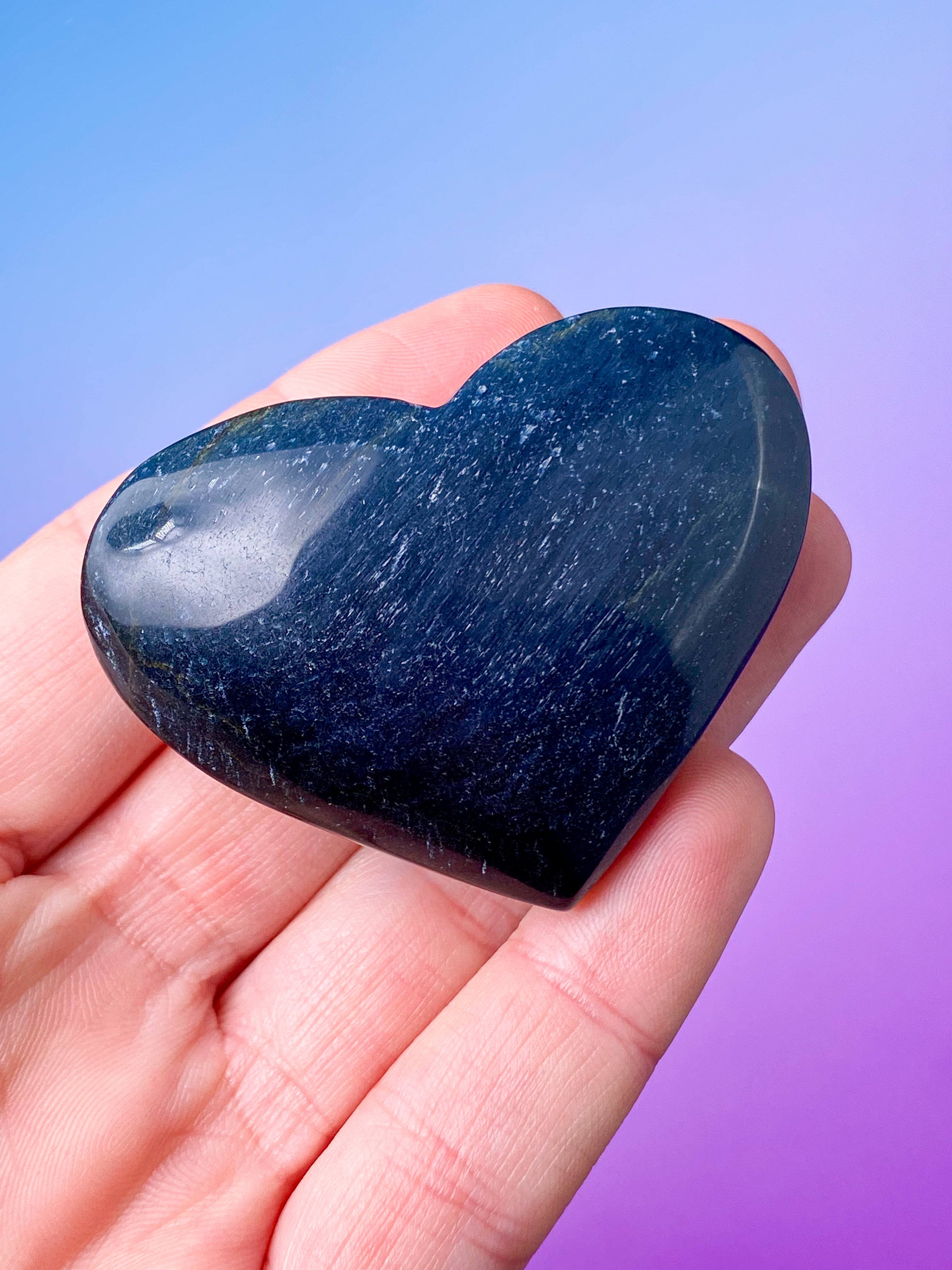 Blått tigerögahjärta (nr 1)