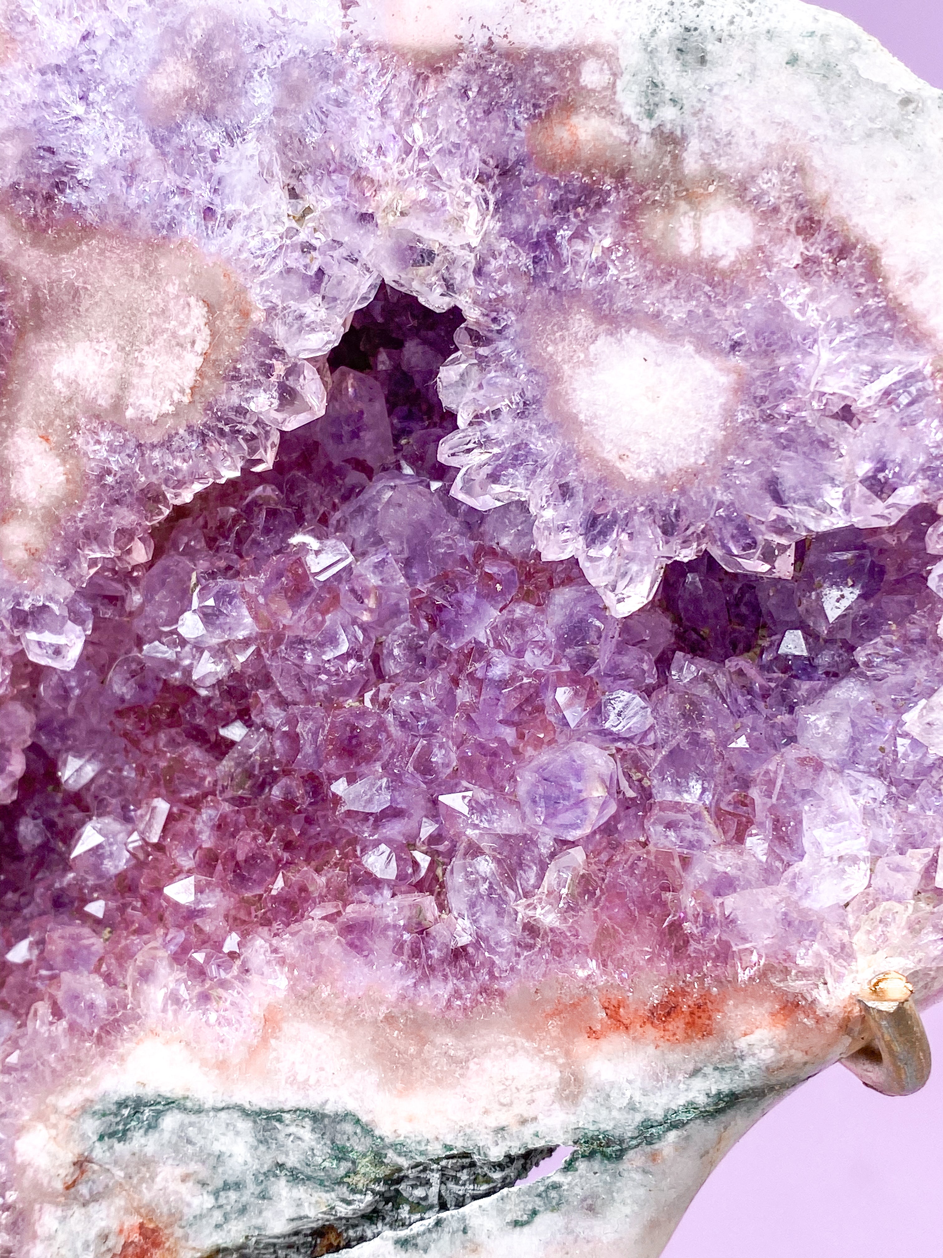 Rosa ametist på fot (nr 12)