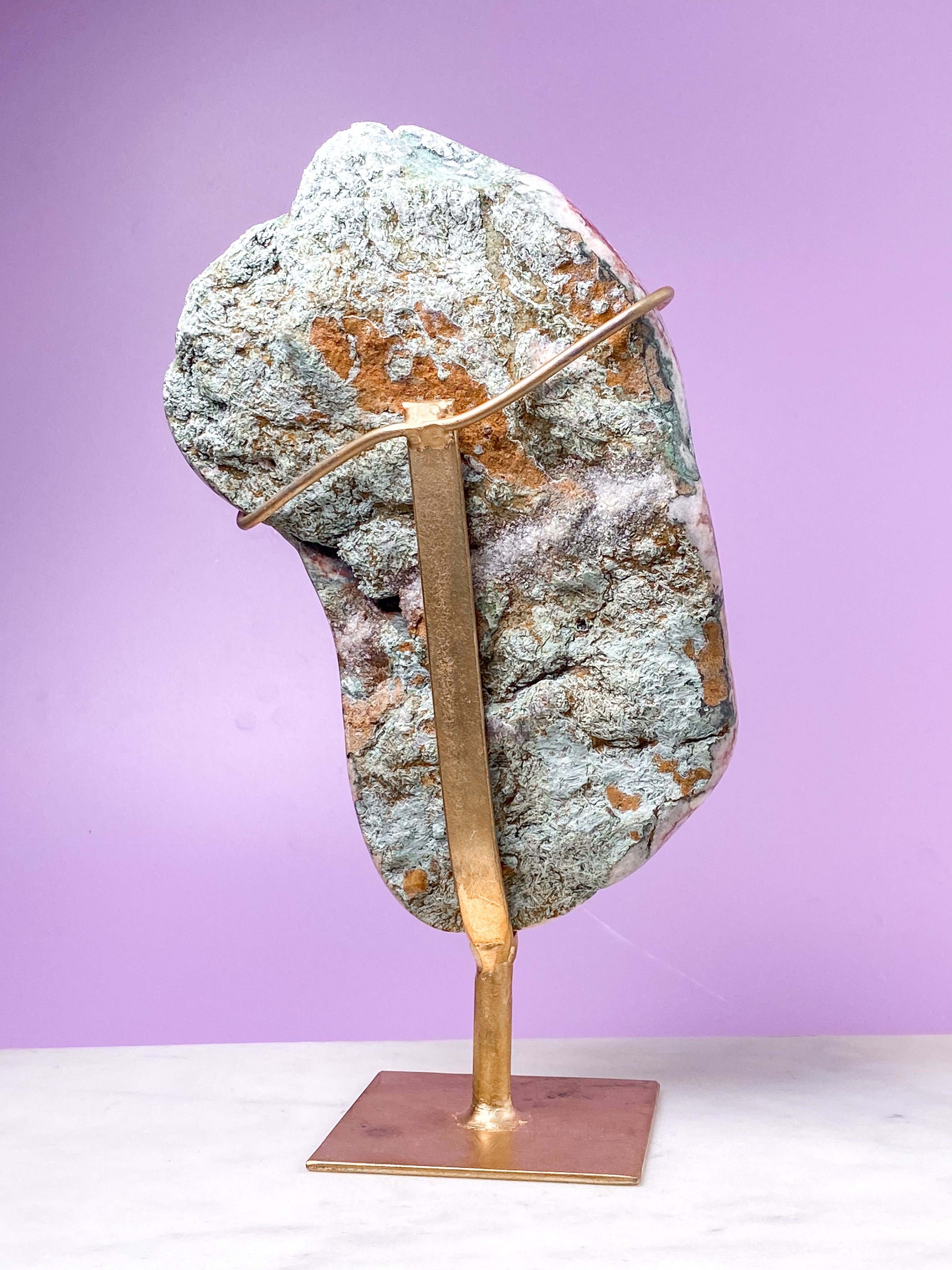 Rosa ametist på fot (nr 12)