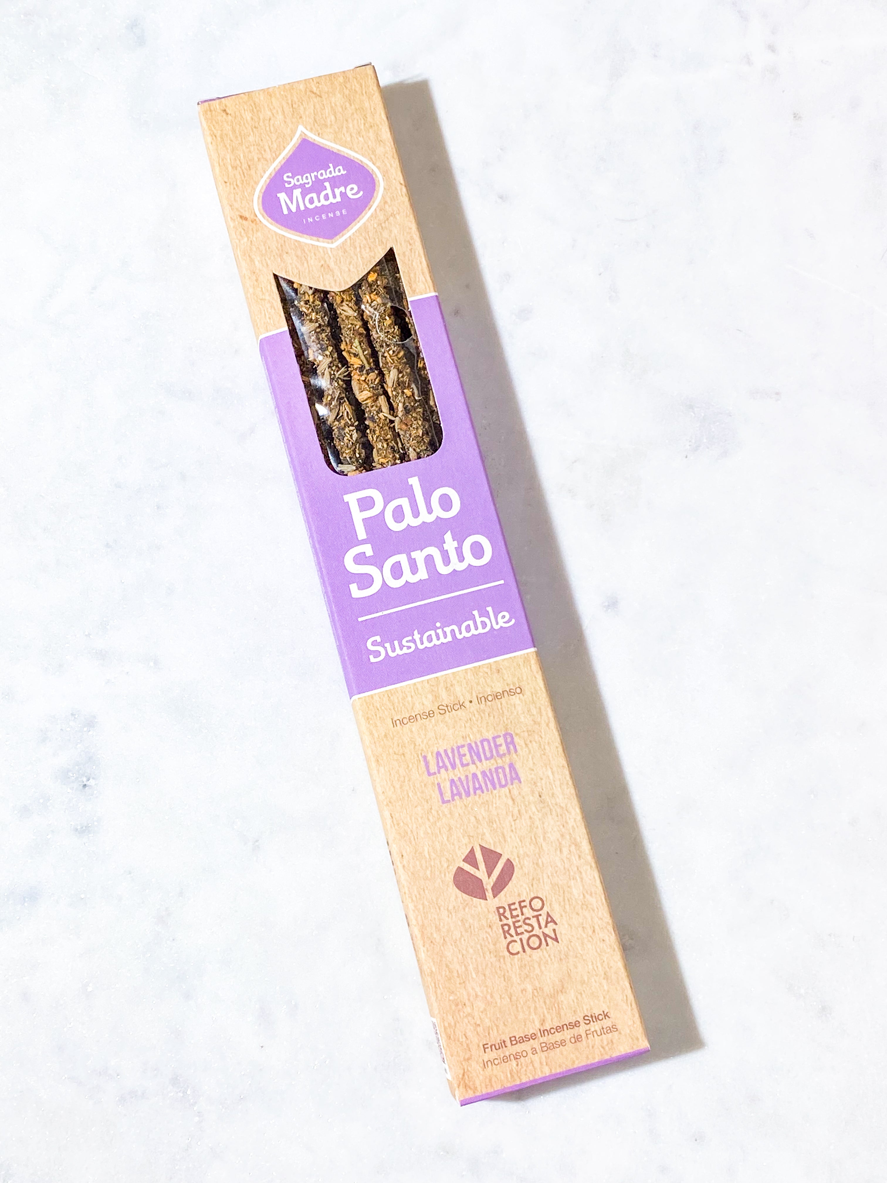 Rökelsepinnar med lavendel och Palo Santo (8 st.)