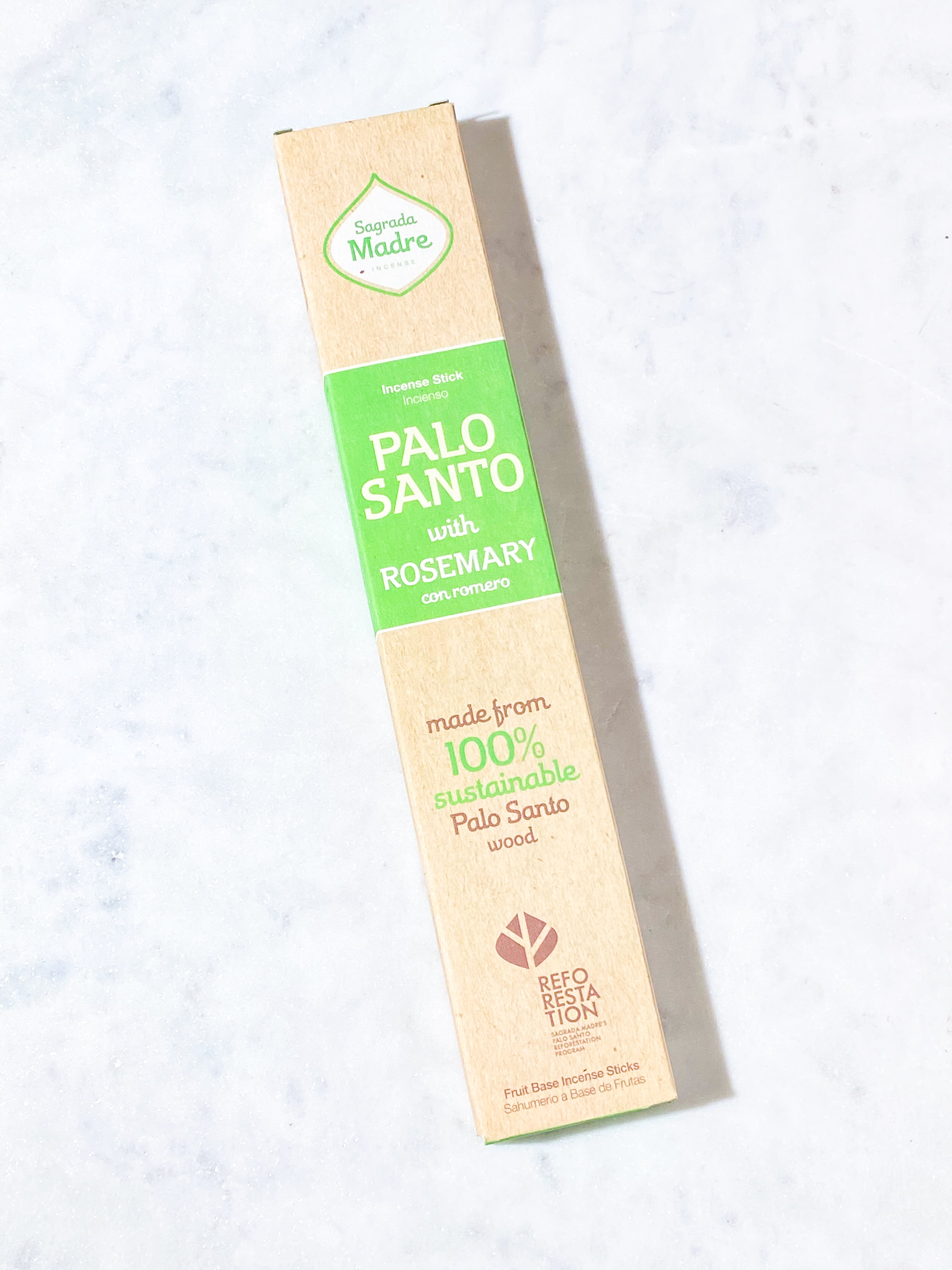 Rökelsepinnar med rosmarin och Palo Santo (8 st.)