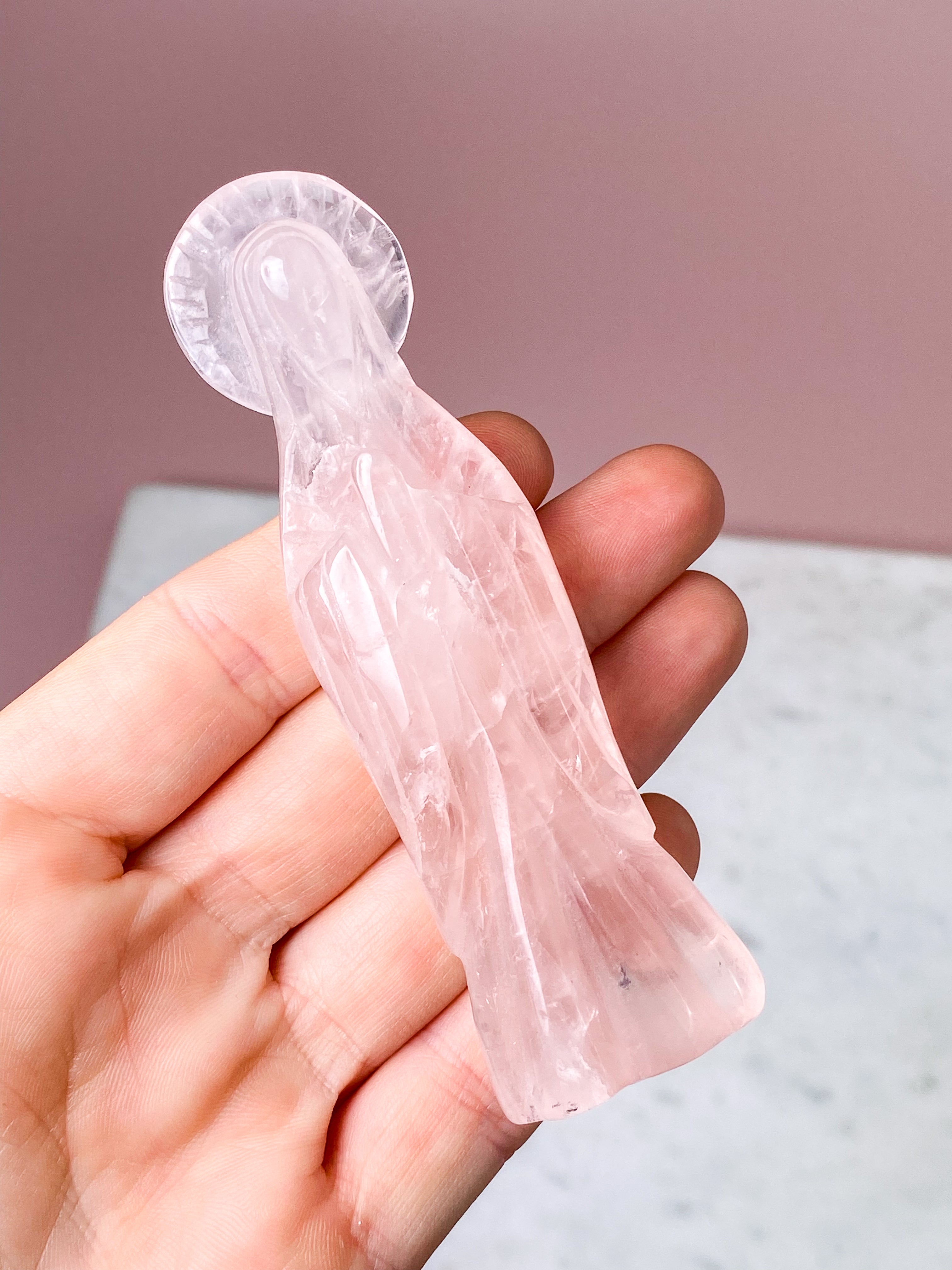 XL Rosakvarts Tower (1,5 kg)