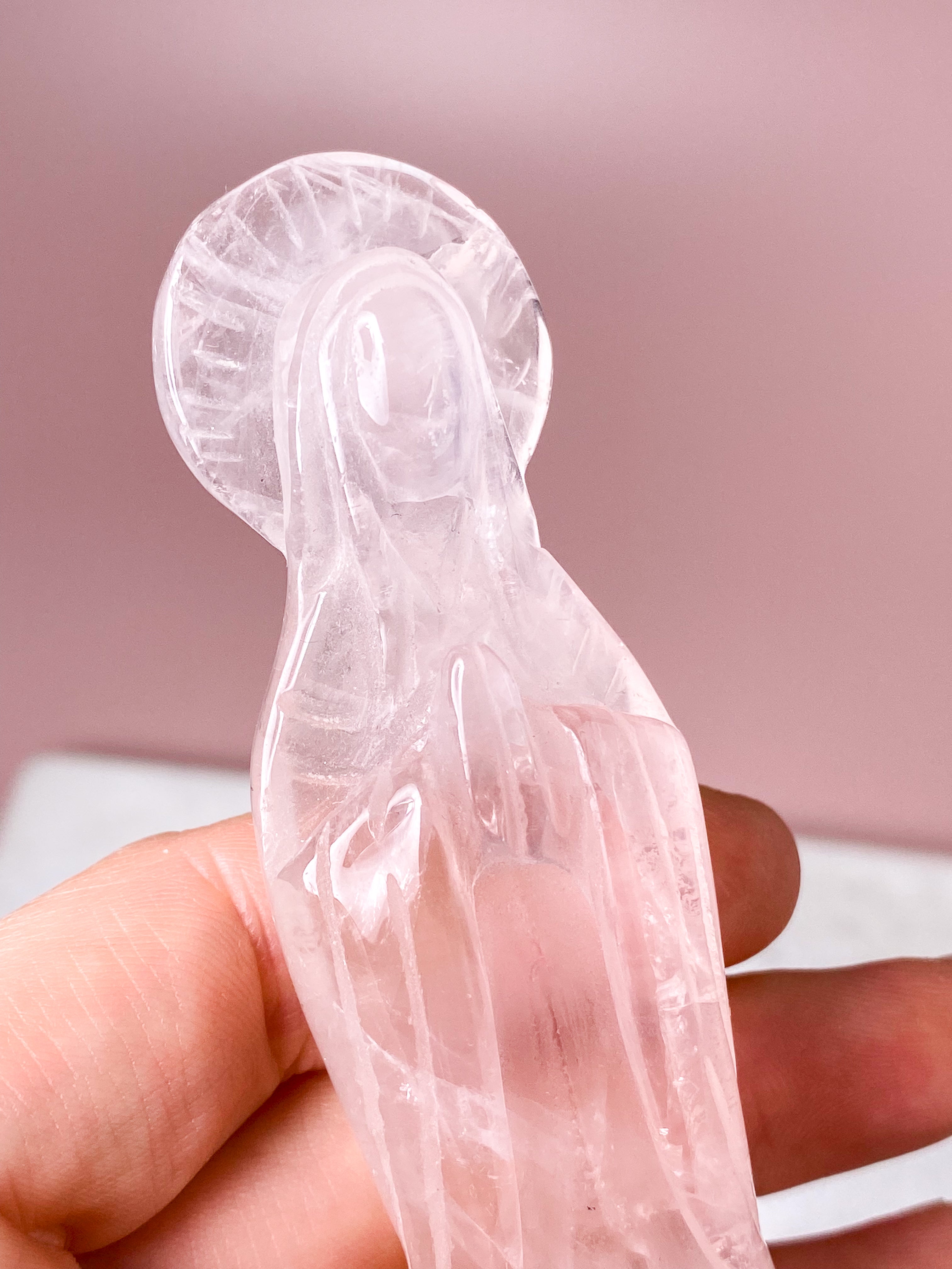 XL Rosakvarts Tower (1,5 kg)