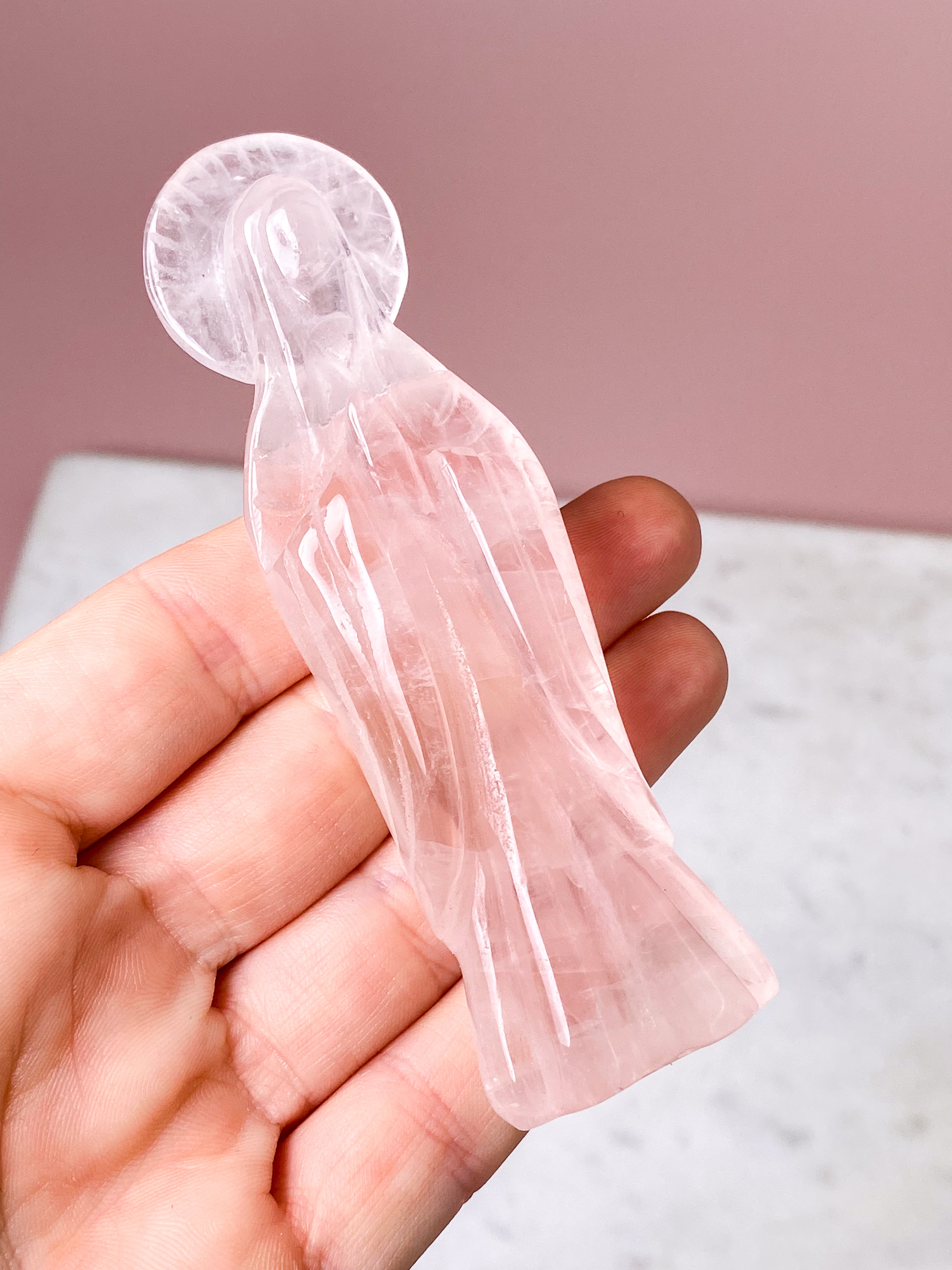 XL Rosakvarts Tower (1,5 kg)