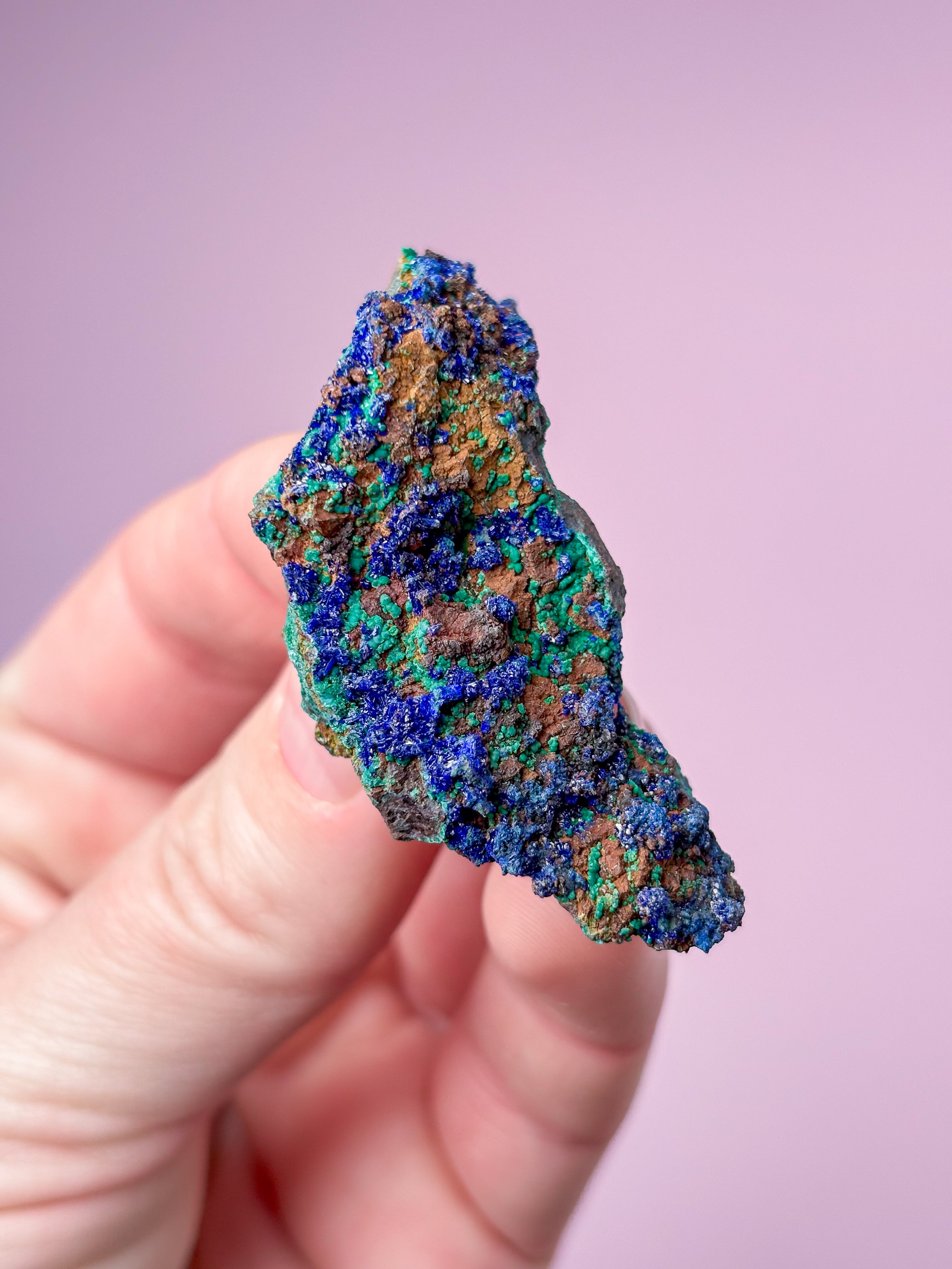 Azuritkluster (nr 7)