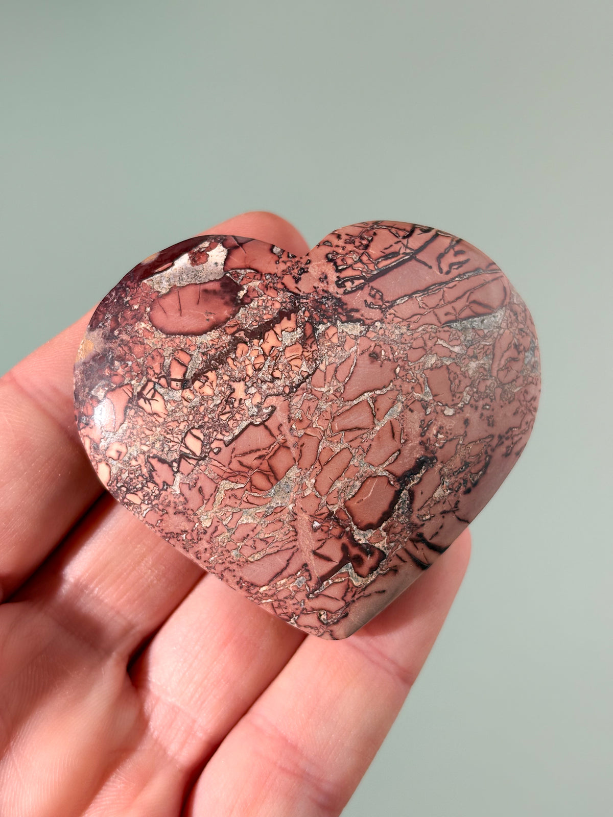 Marockanskt Mookait-hjärta (Nr. 6)