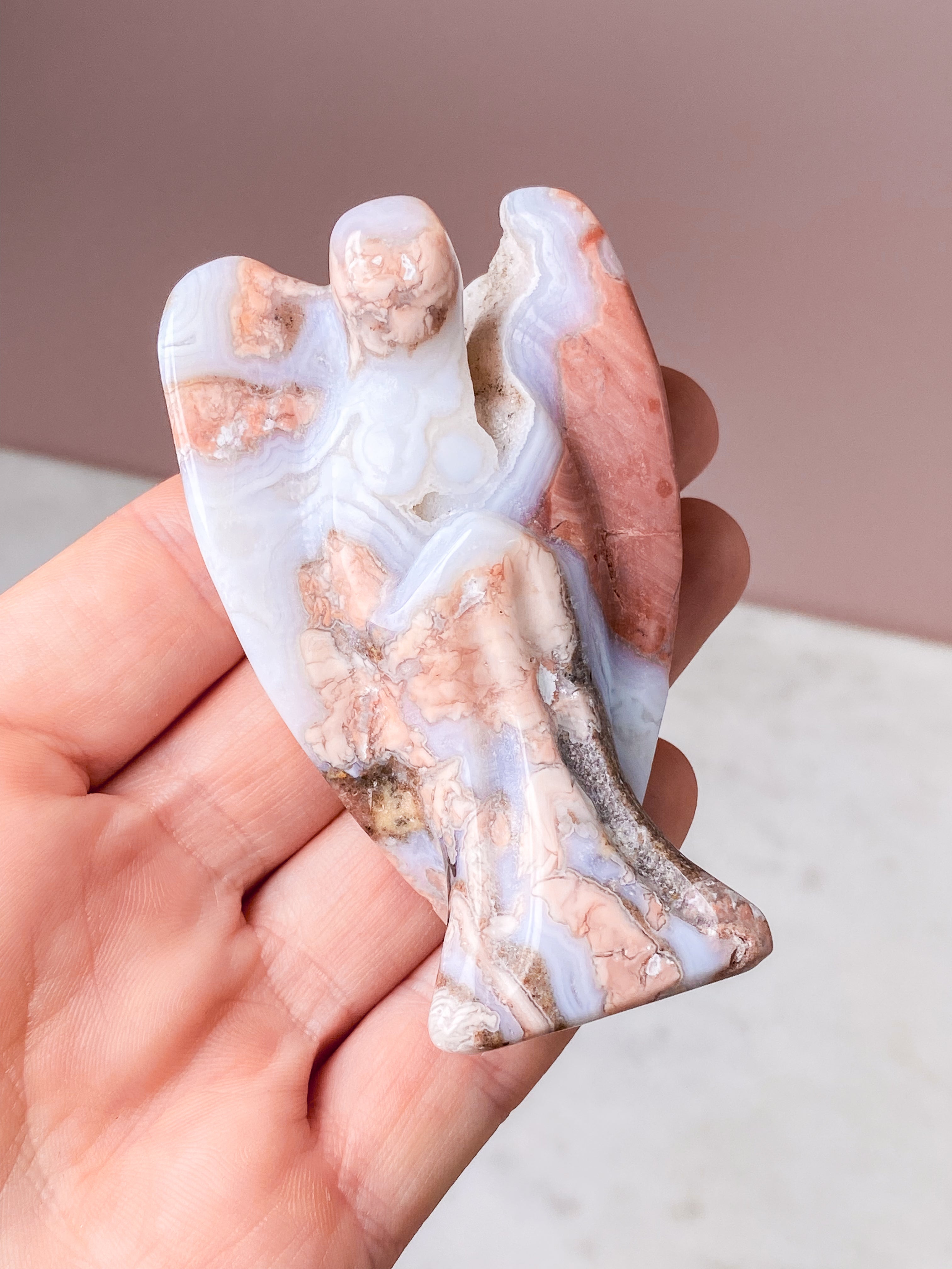 Rosa Agatängel (nr 1)