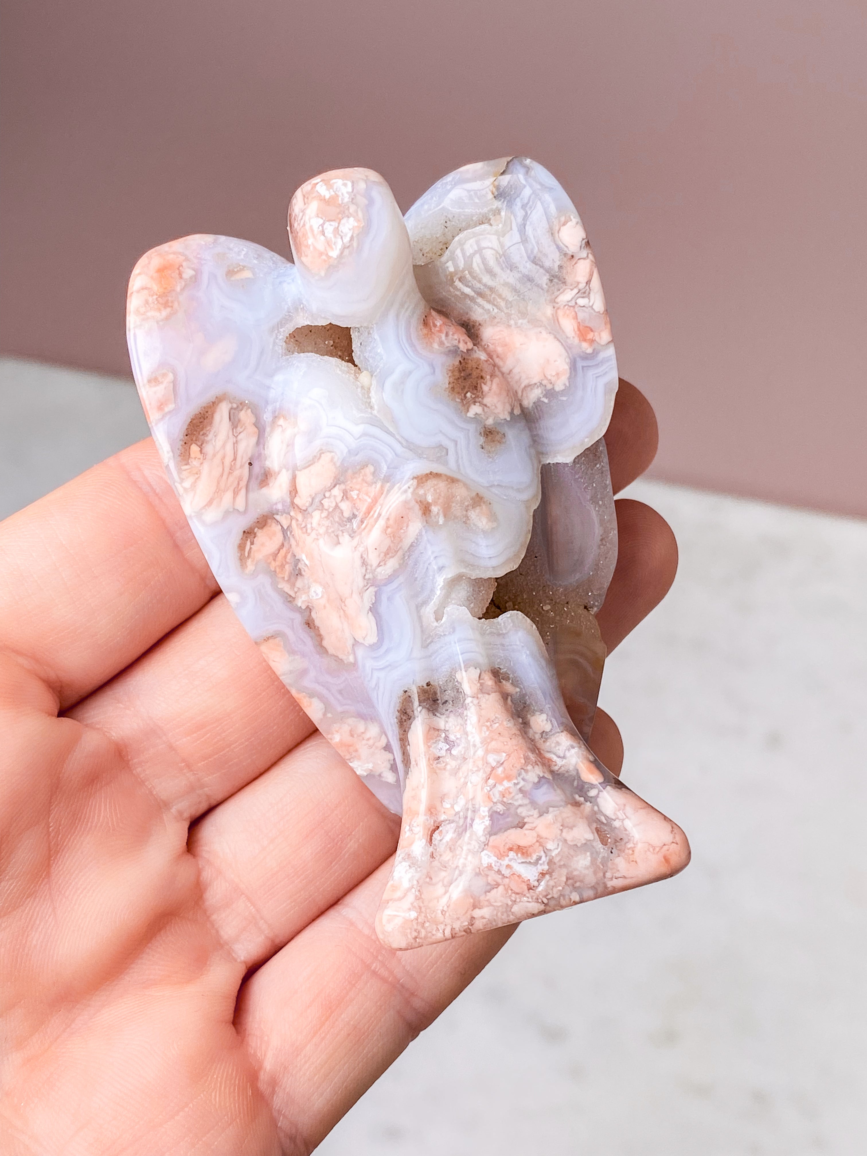 Rosa Agatängel (nr 1)