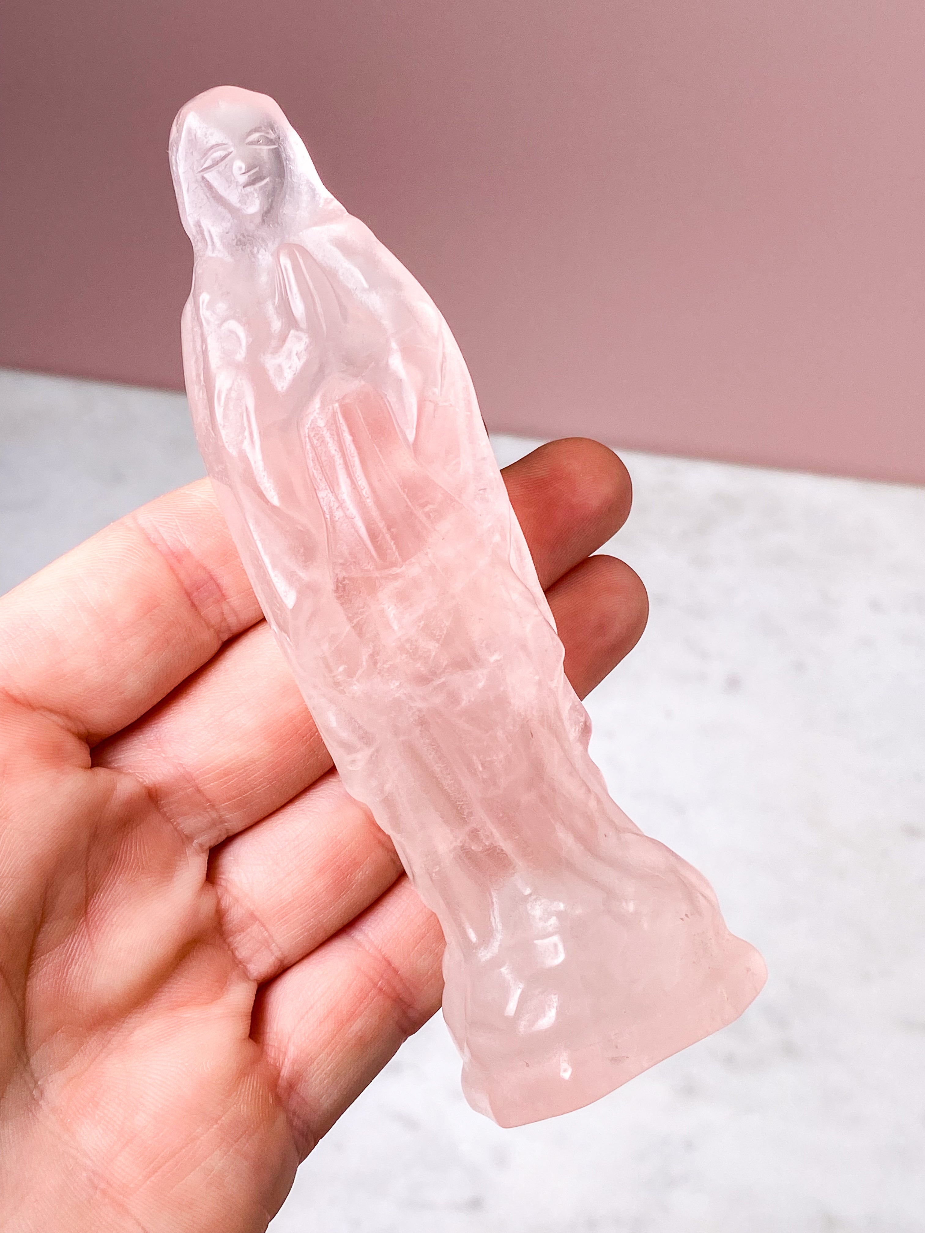 XL Rosakvarts Tower (1,5 kg)