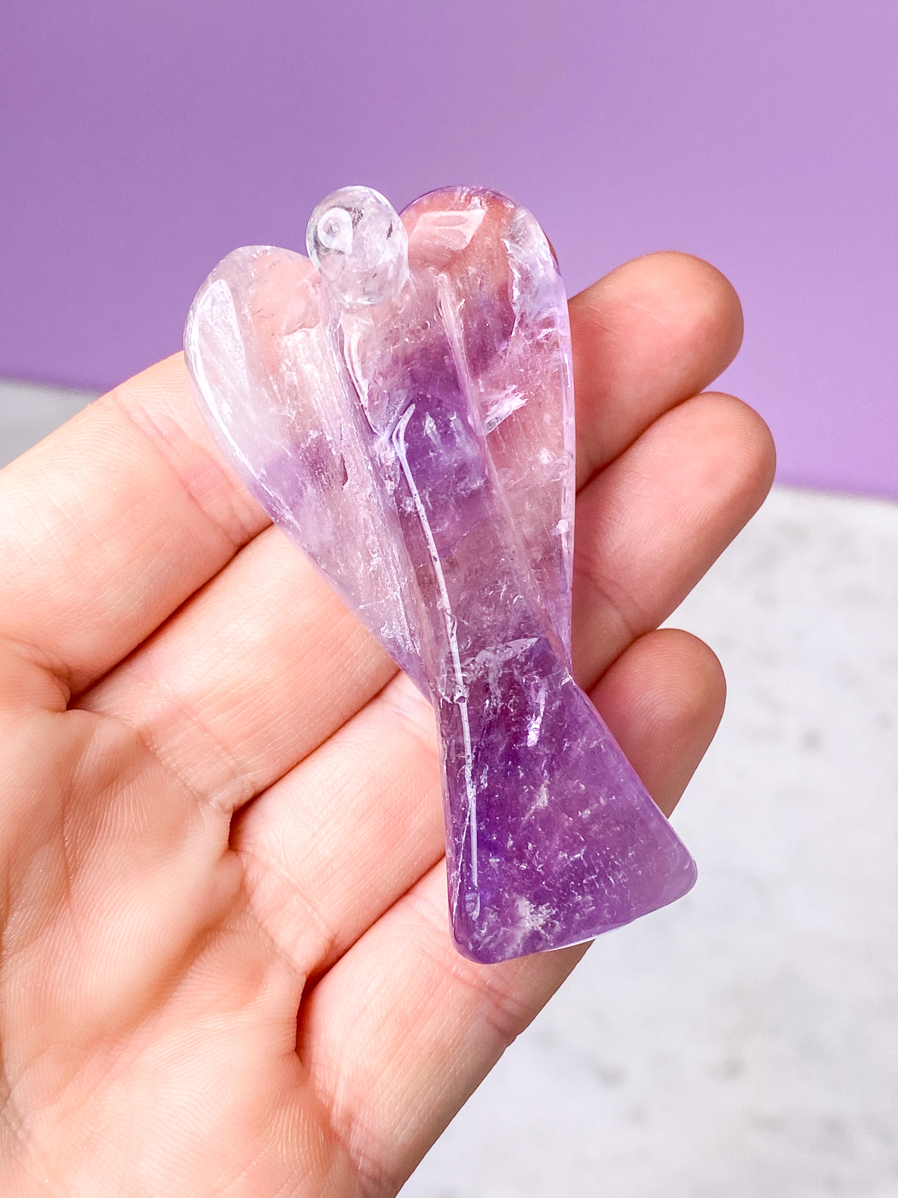 Smokey Phantom Ametistängel (nr 1)