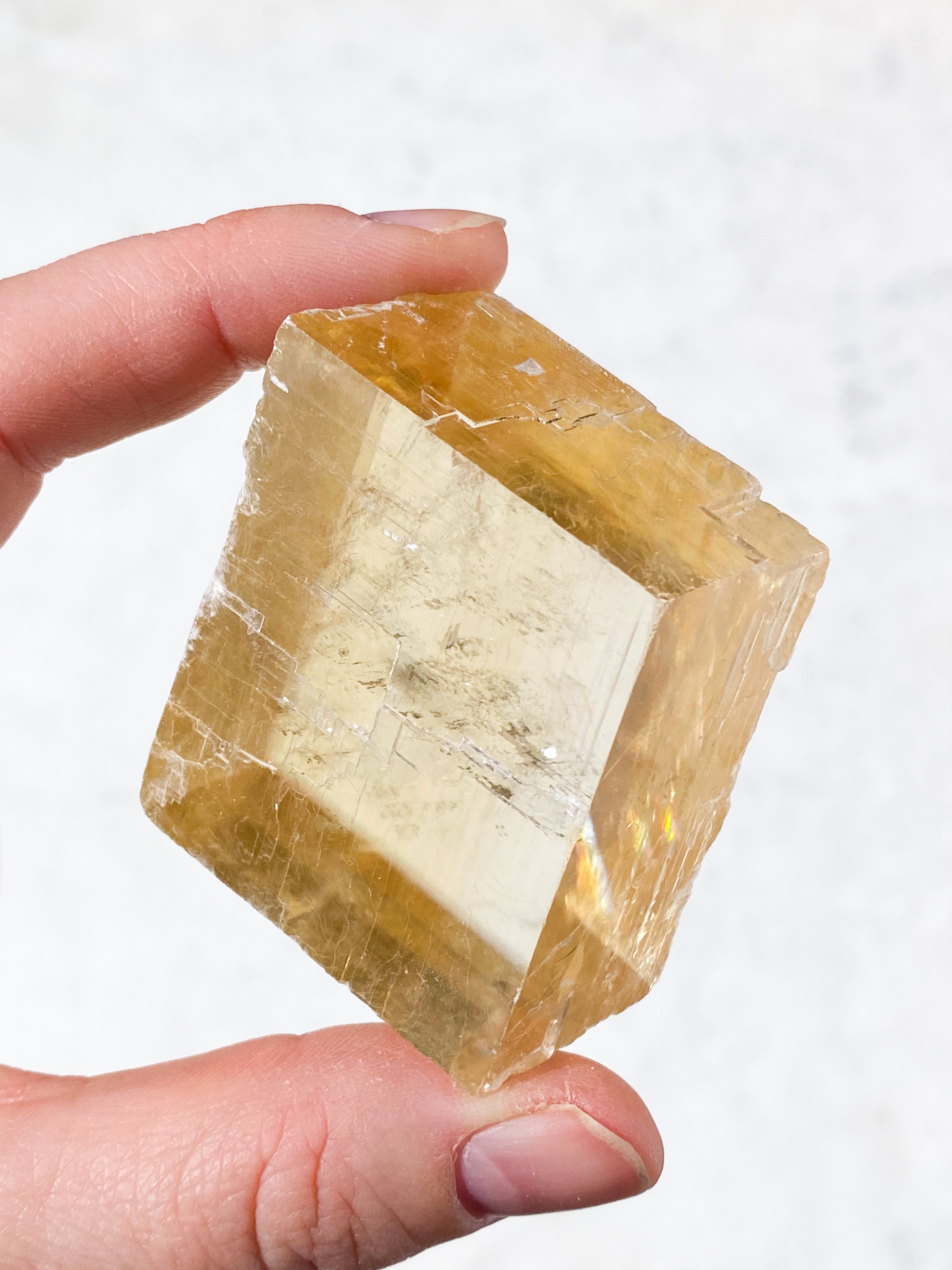 Optisk honungskalkcit rå (nr 14)