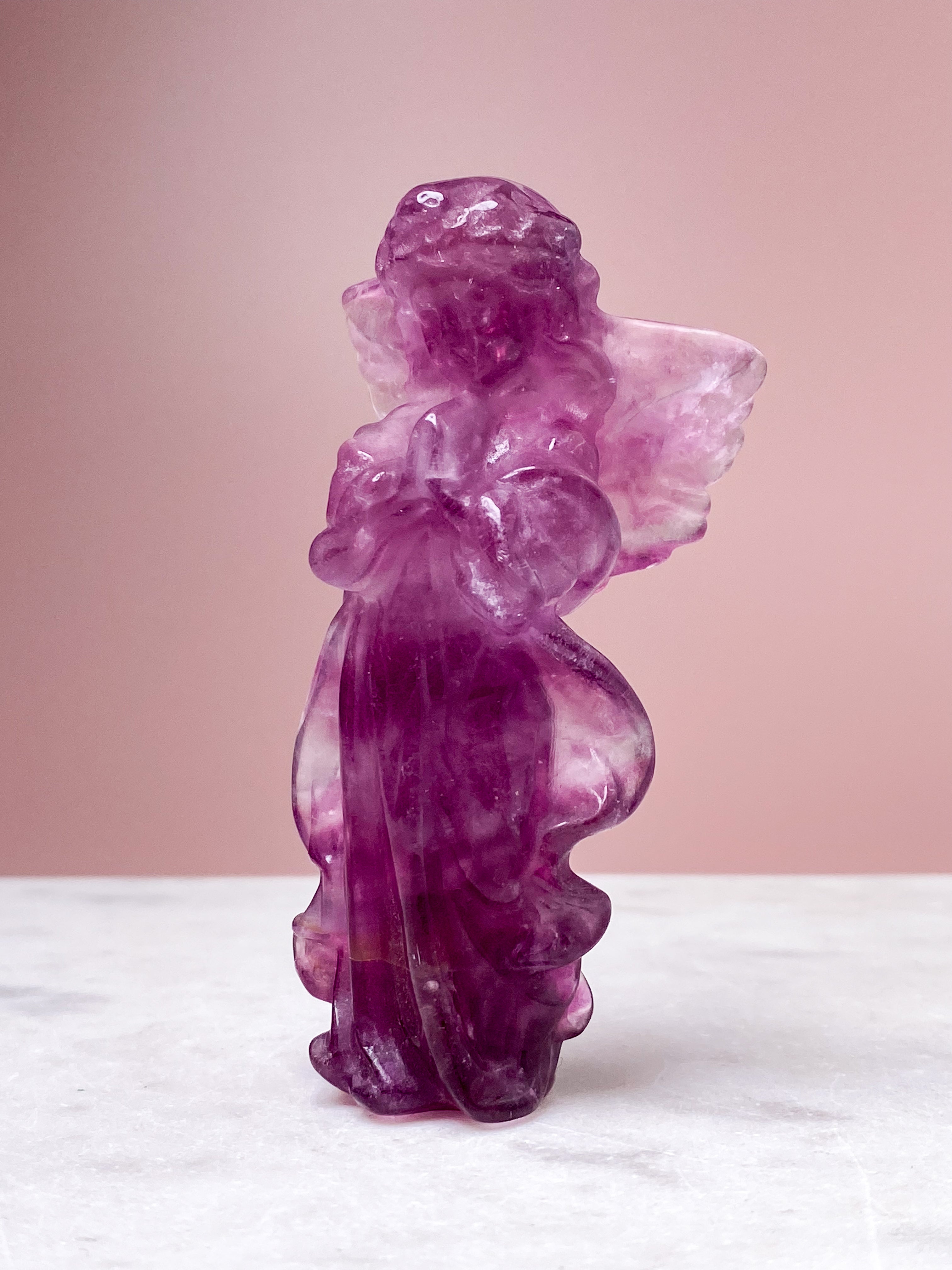 Vin röd fluorit torn - sällsynt