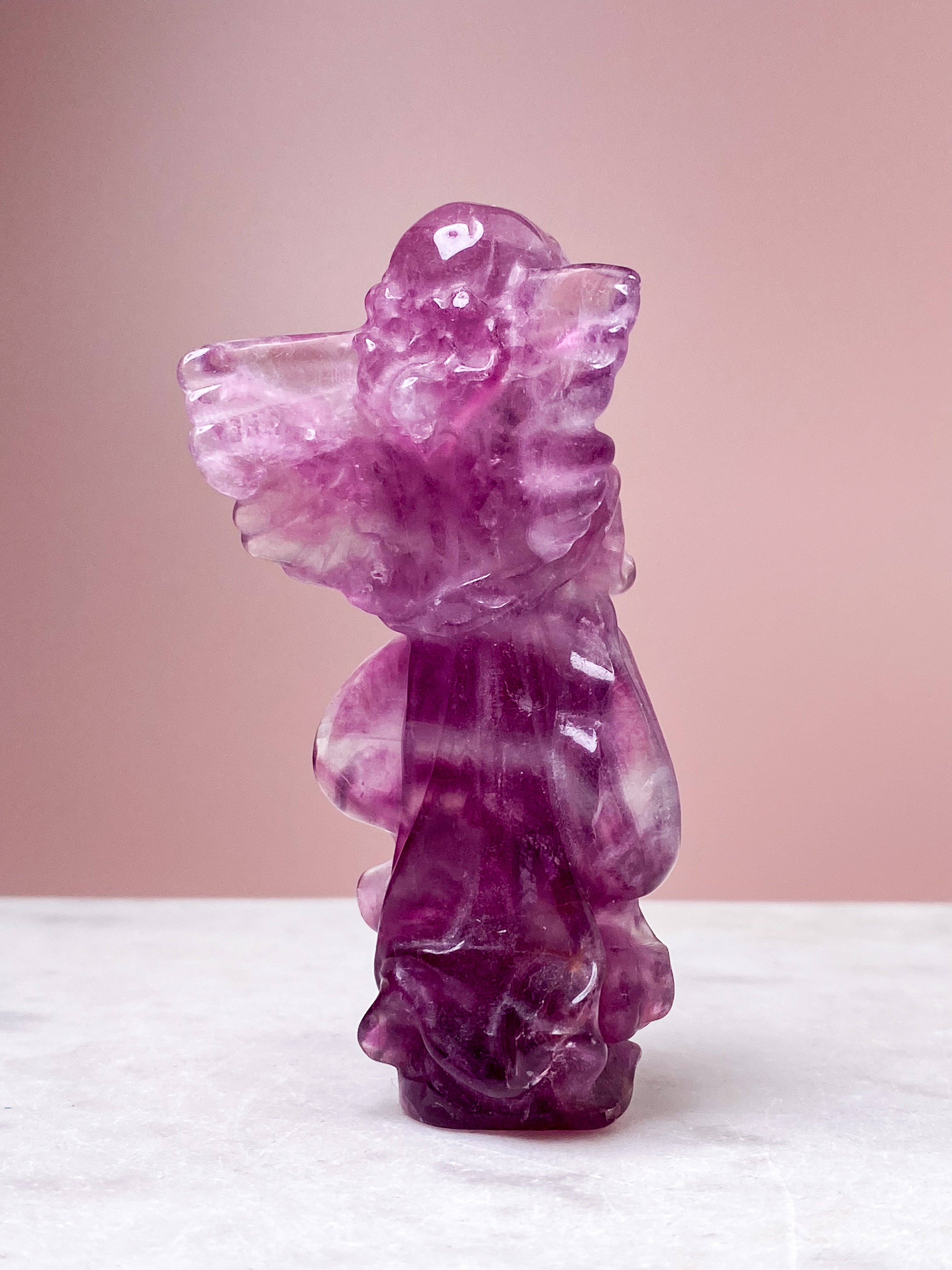 Vin röd fluorit torn - sällsynt