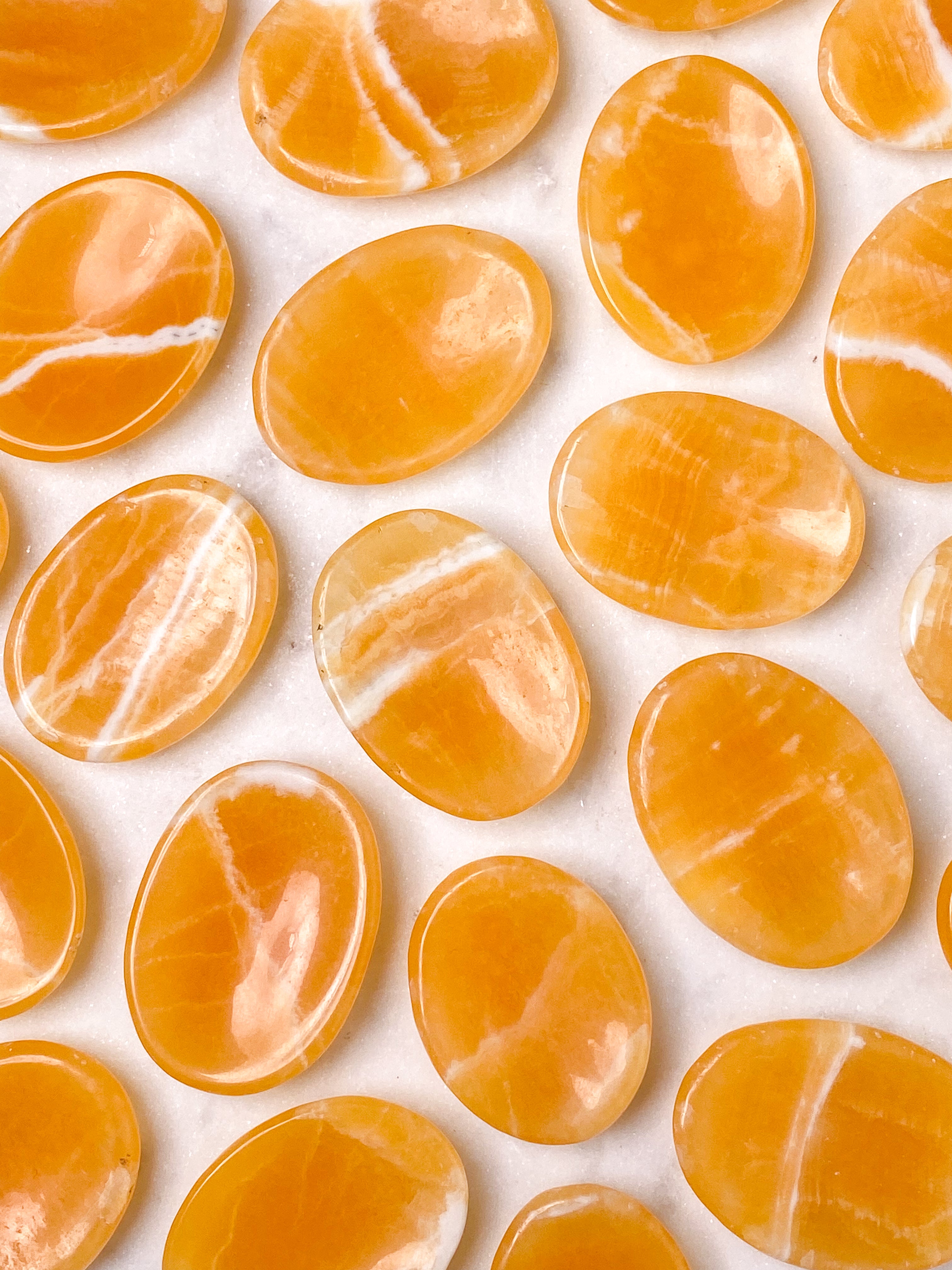 Orange Kalcit Worrystone