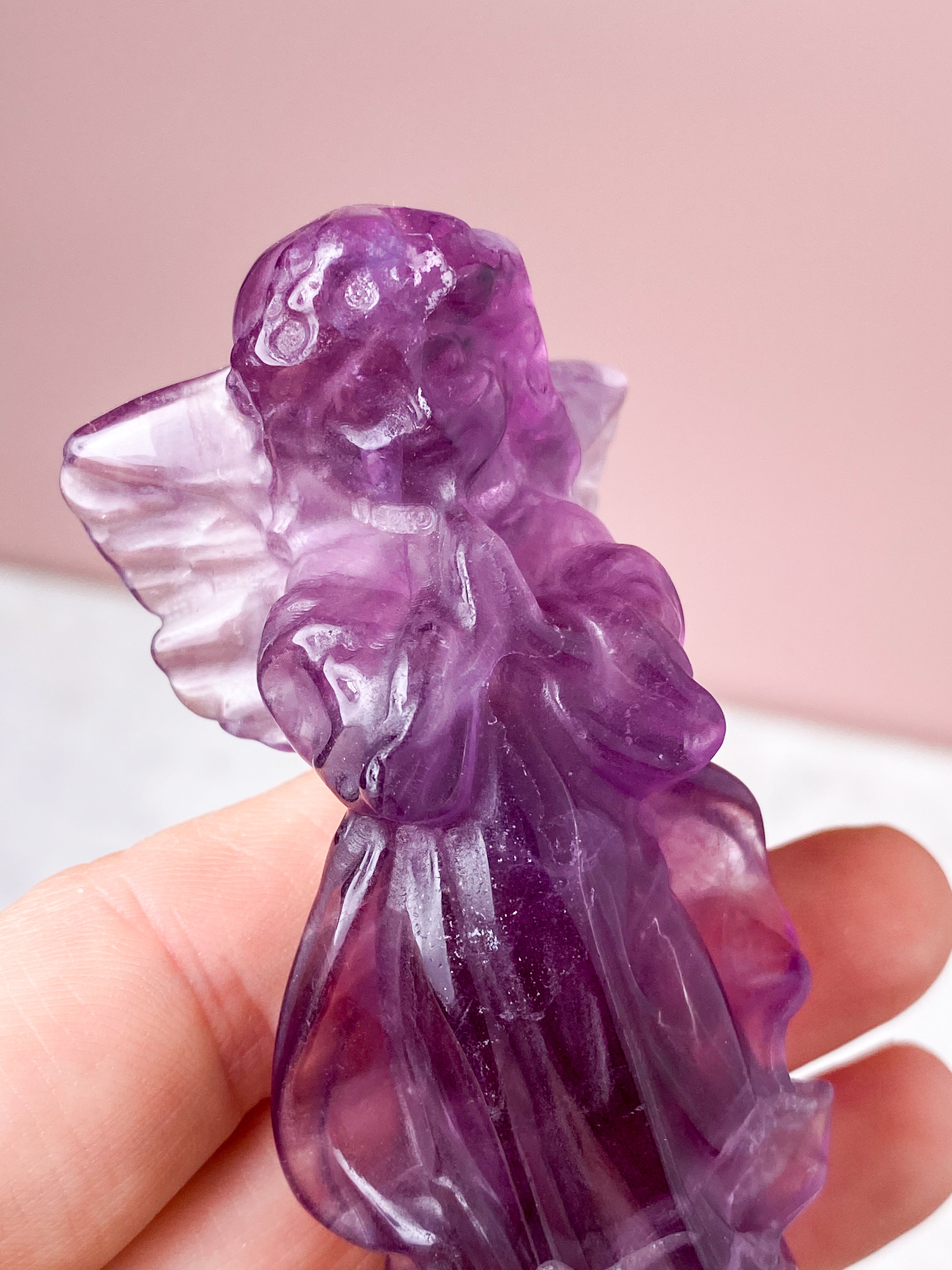 Vin röd fluorit torn - sällsynt