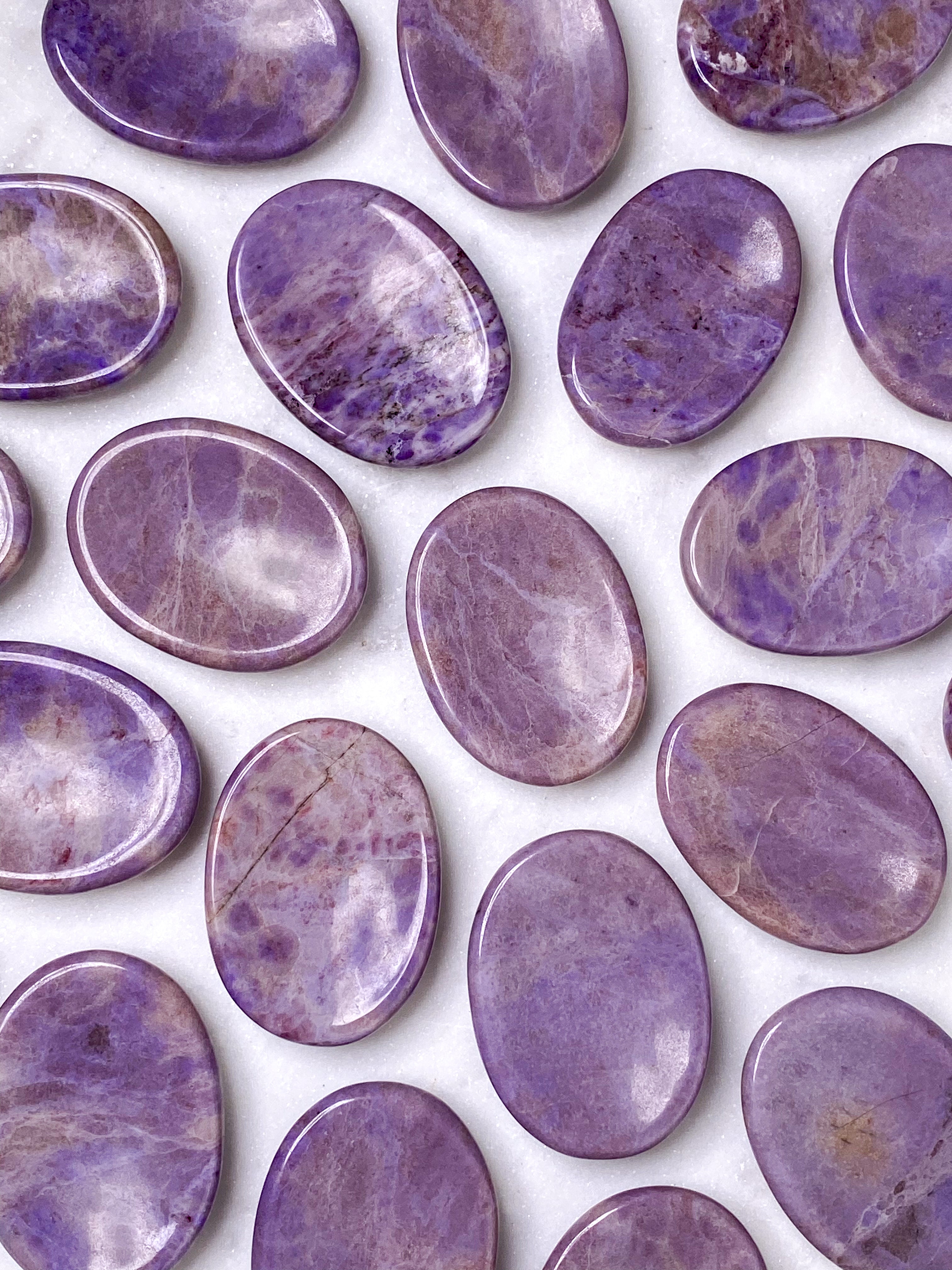 Lavendel Jade Worrystone