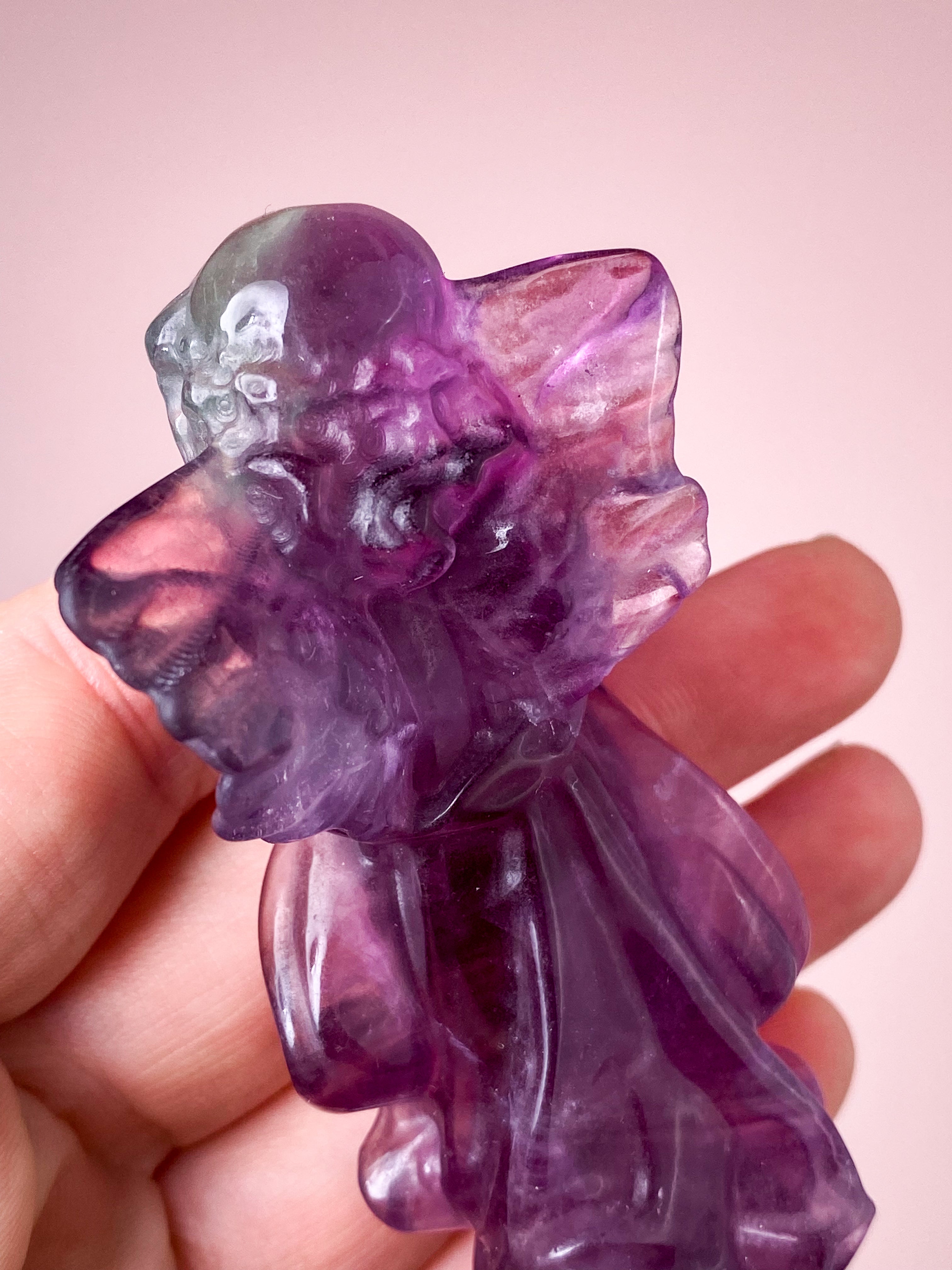 Vin röd fluorit torn - sällsynt