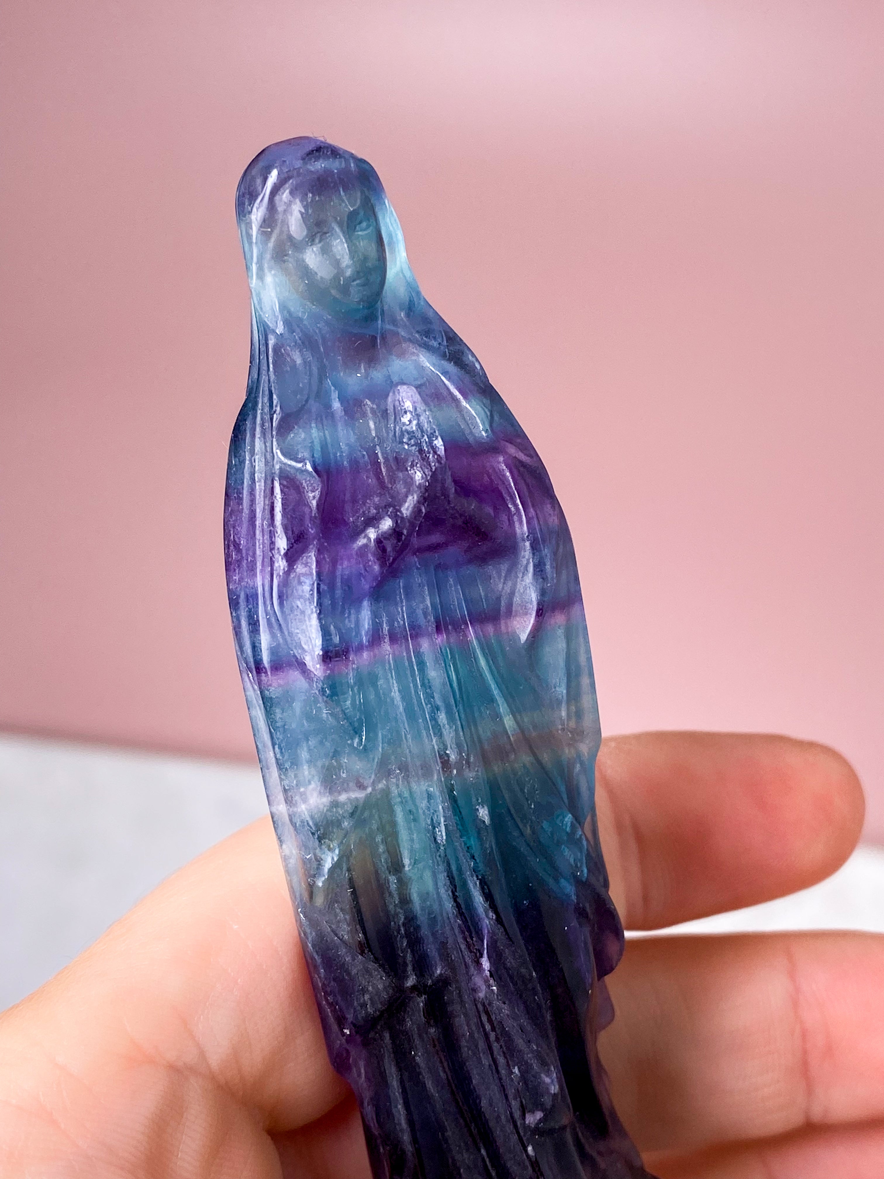 Vin röd fluorit torn - sällsynt