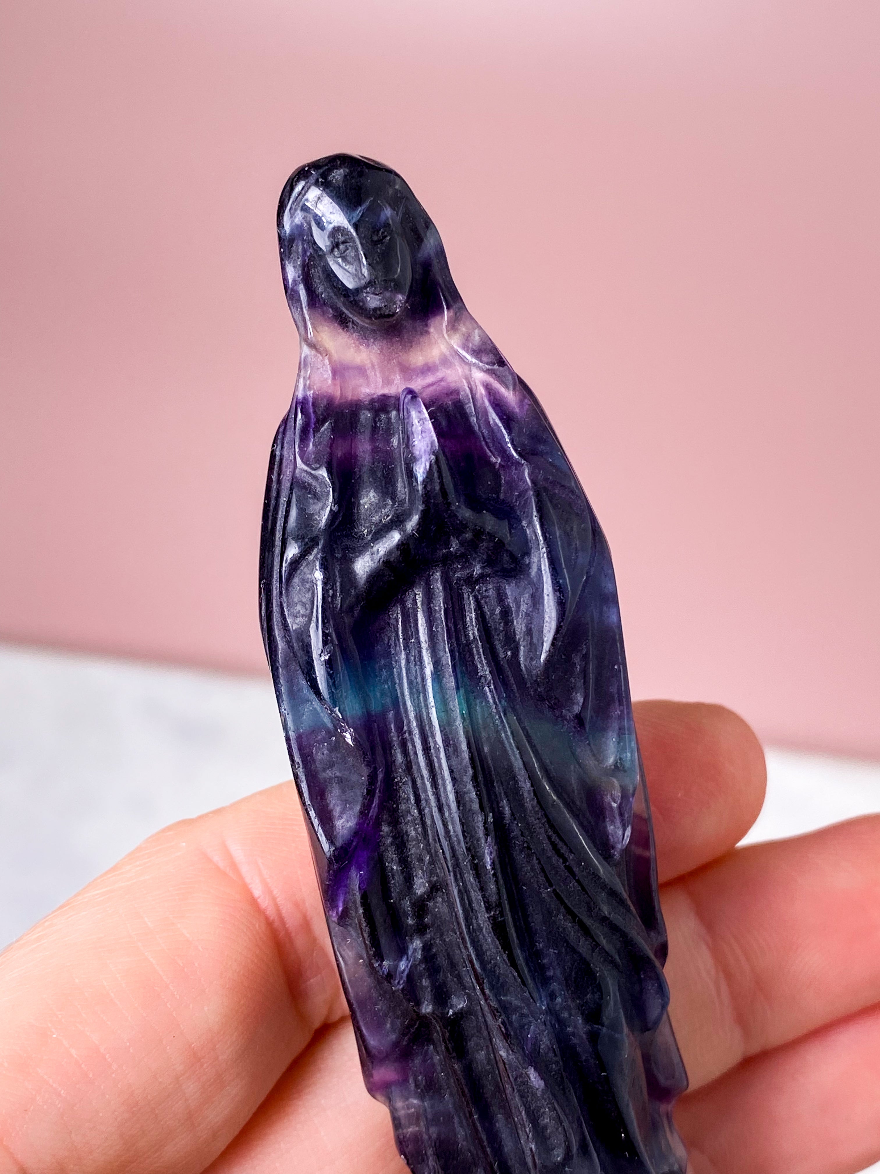 Vin röd fluorit torn - sällsynt