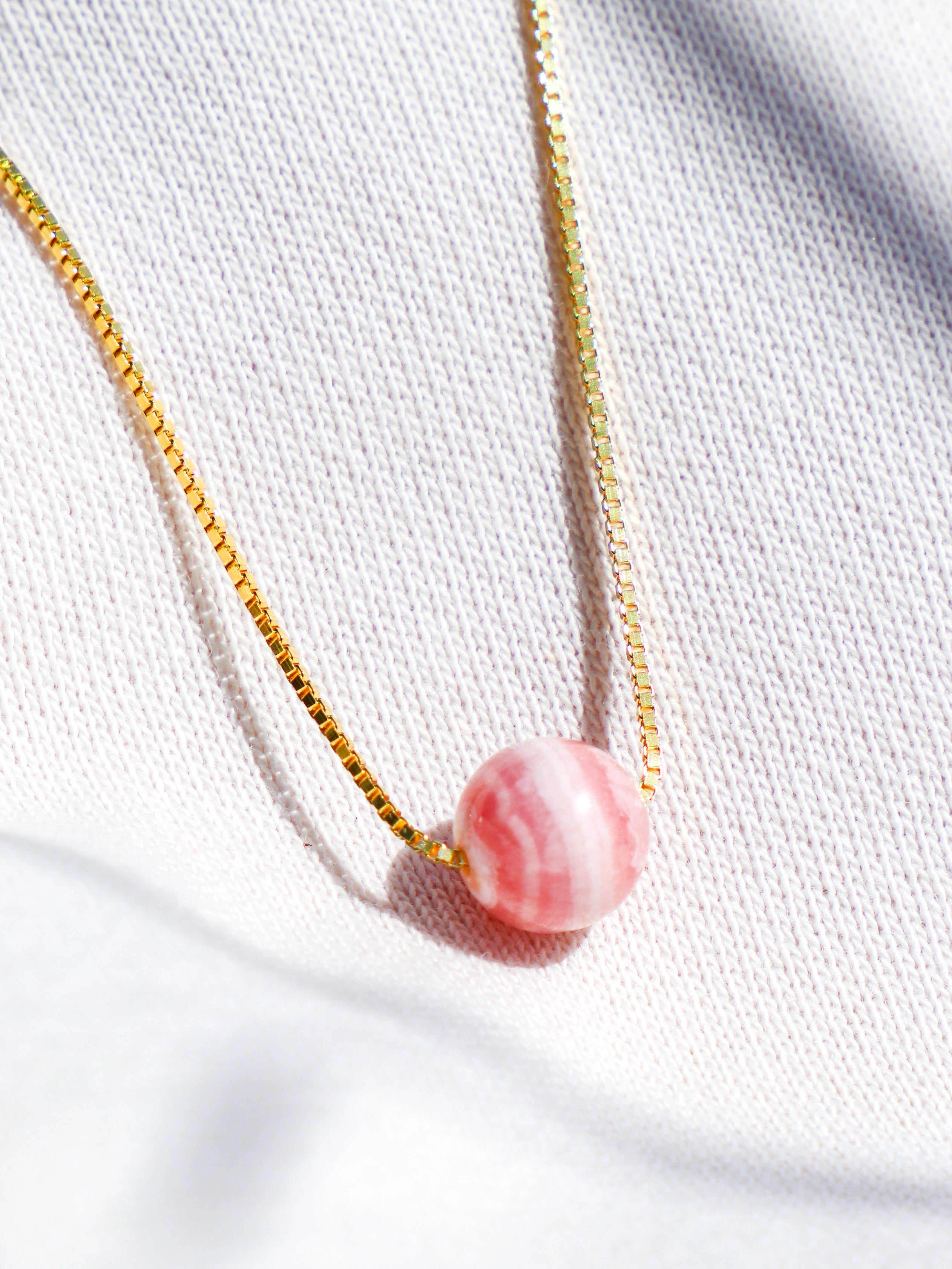 Akvamarin - Petite Heart - Guld