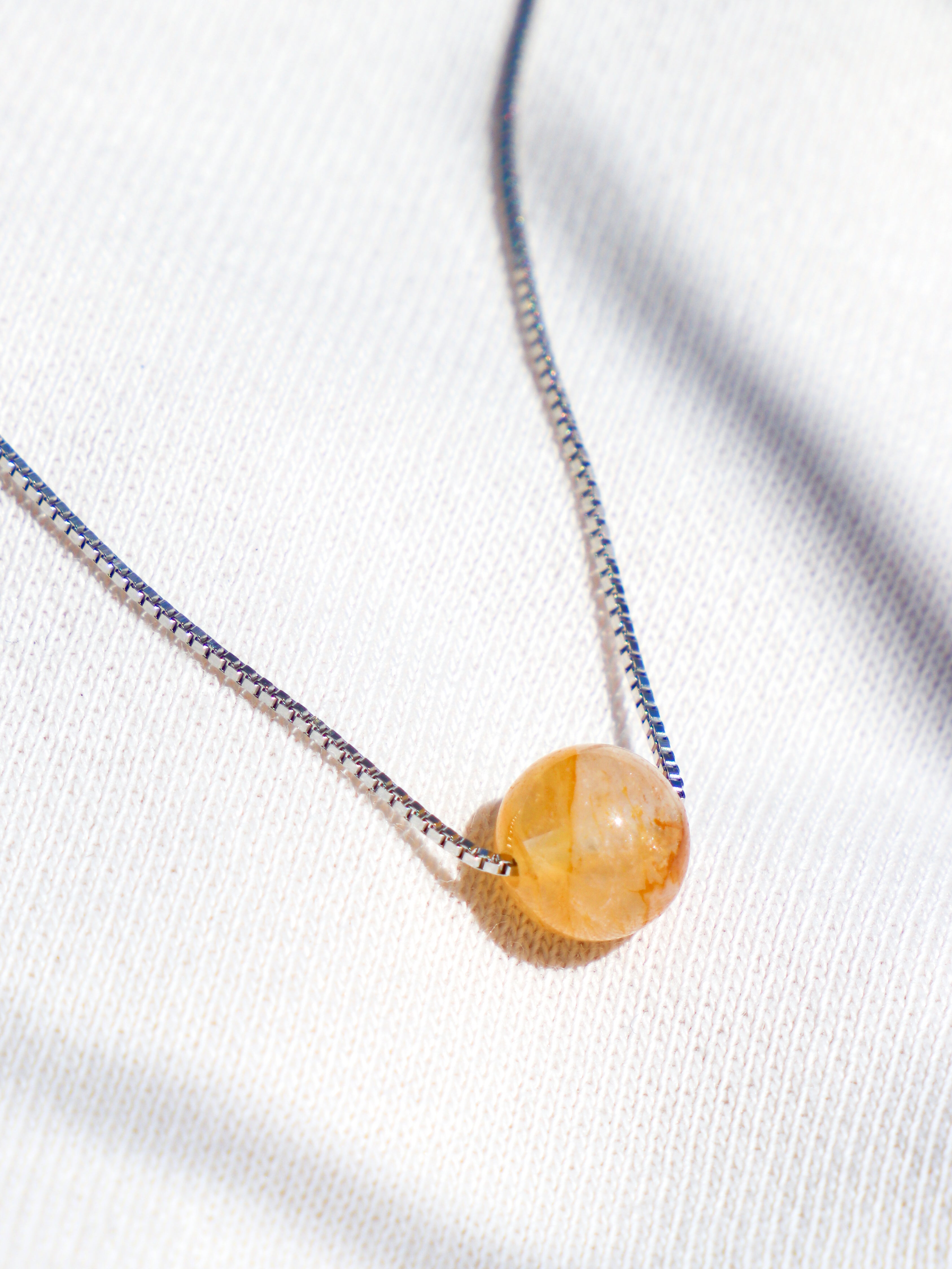Akvamarin - Petite Heart - Guld