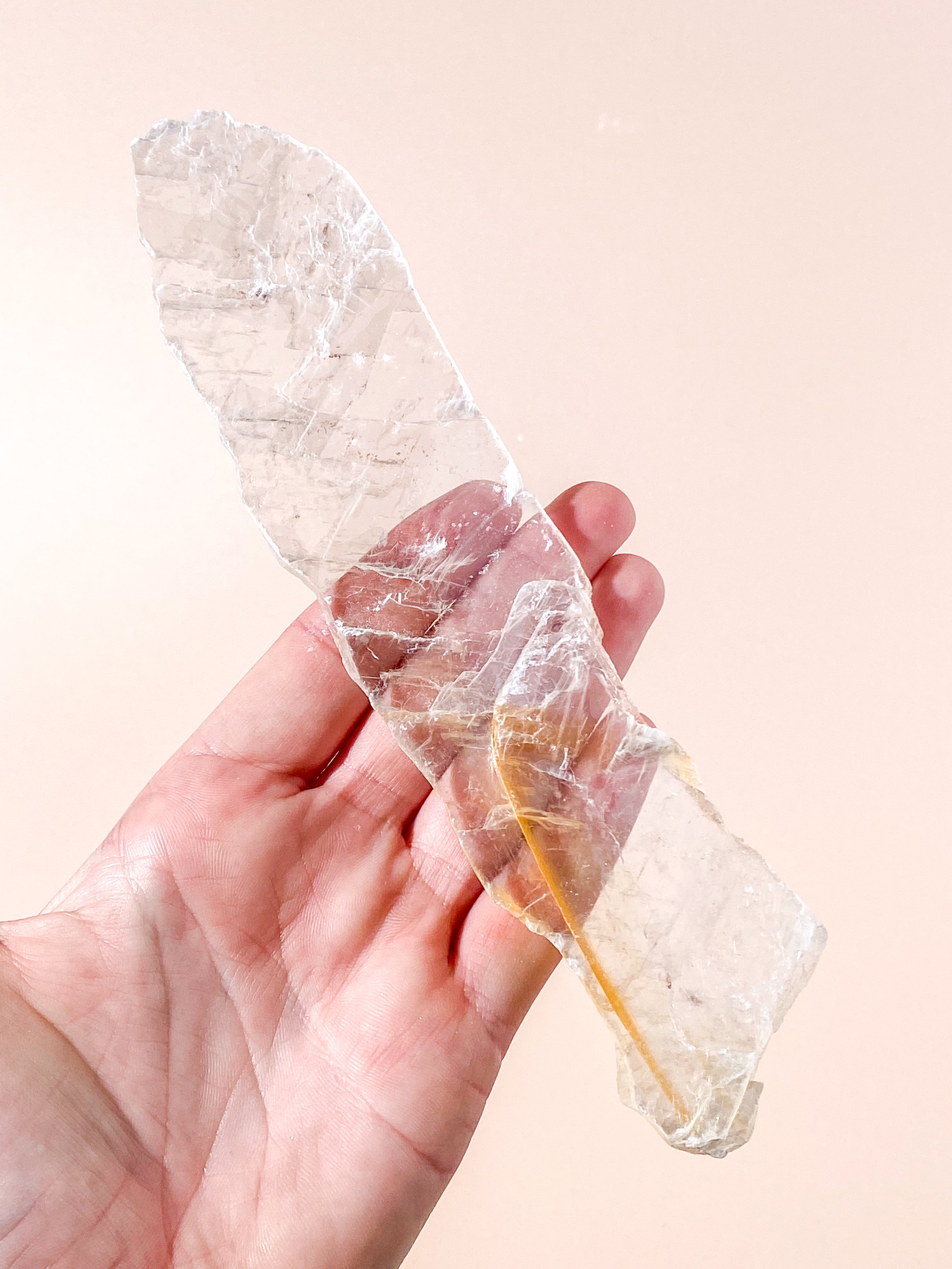 Golden Phantom Selenite (nr 8) Exklusiv kvalitet