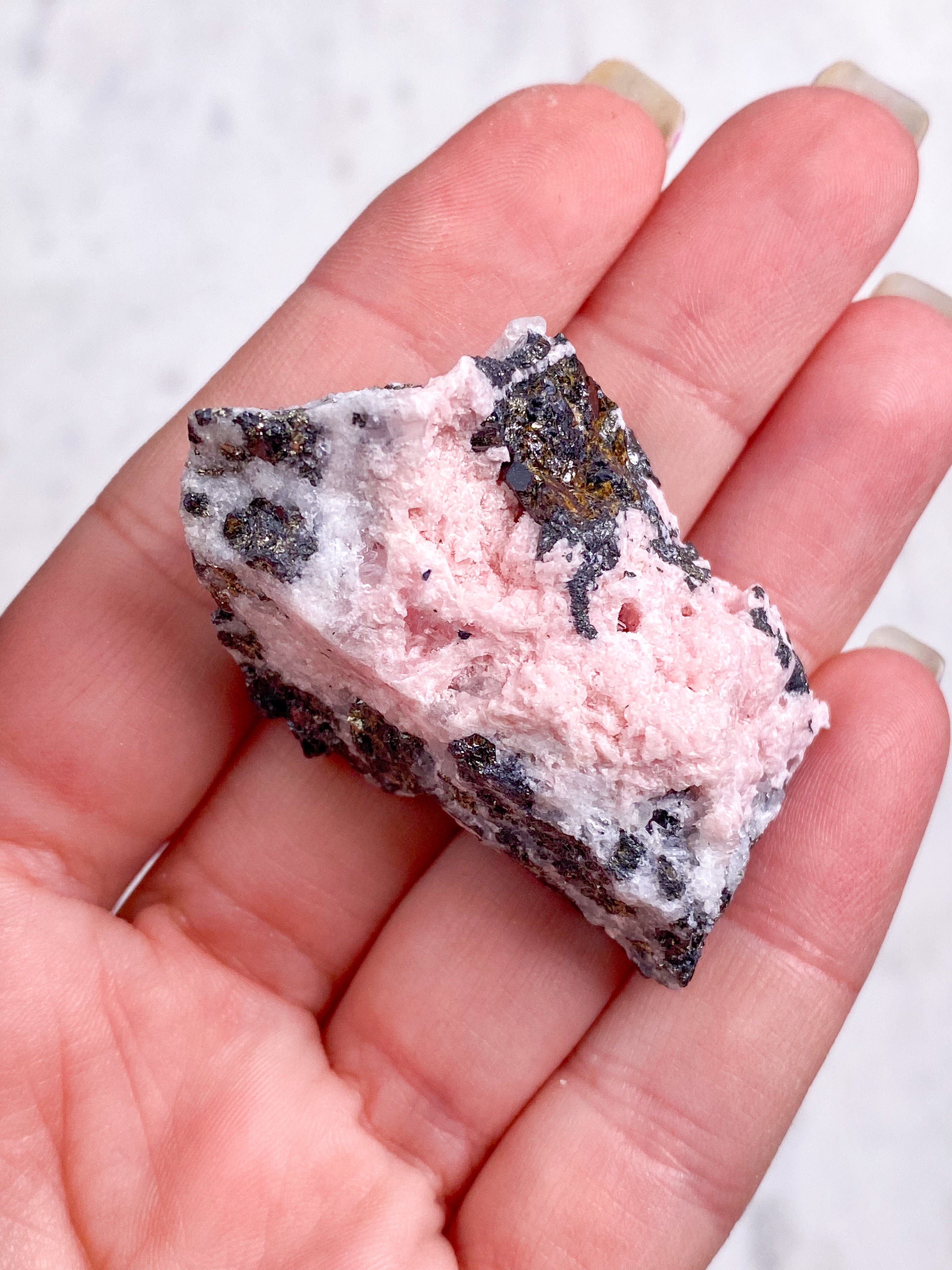 Rhodochrositkluster från Peru (nr 10)