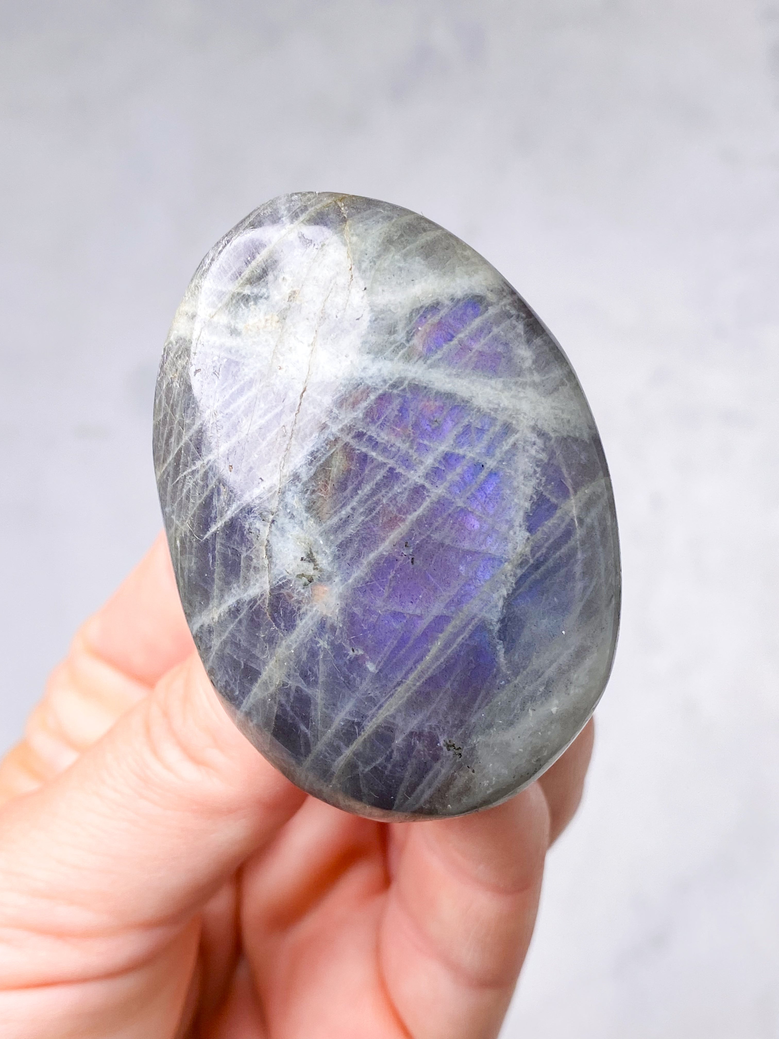 Guld labradorite hjärta