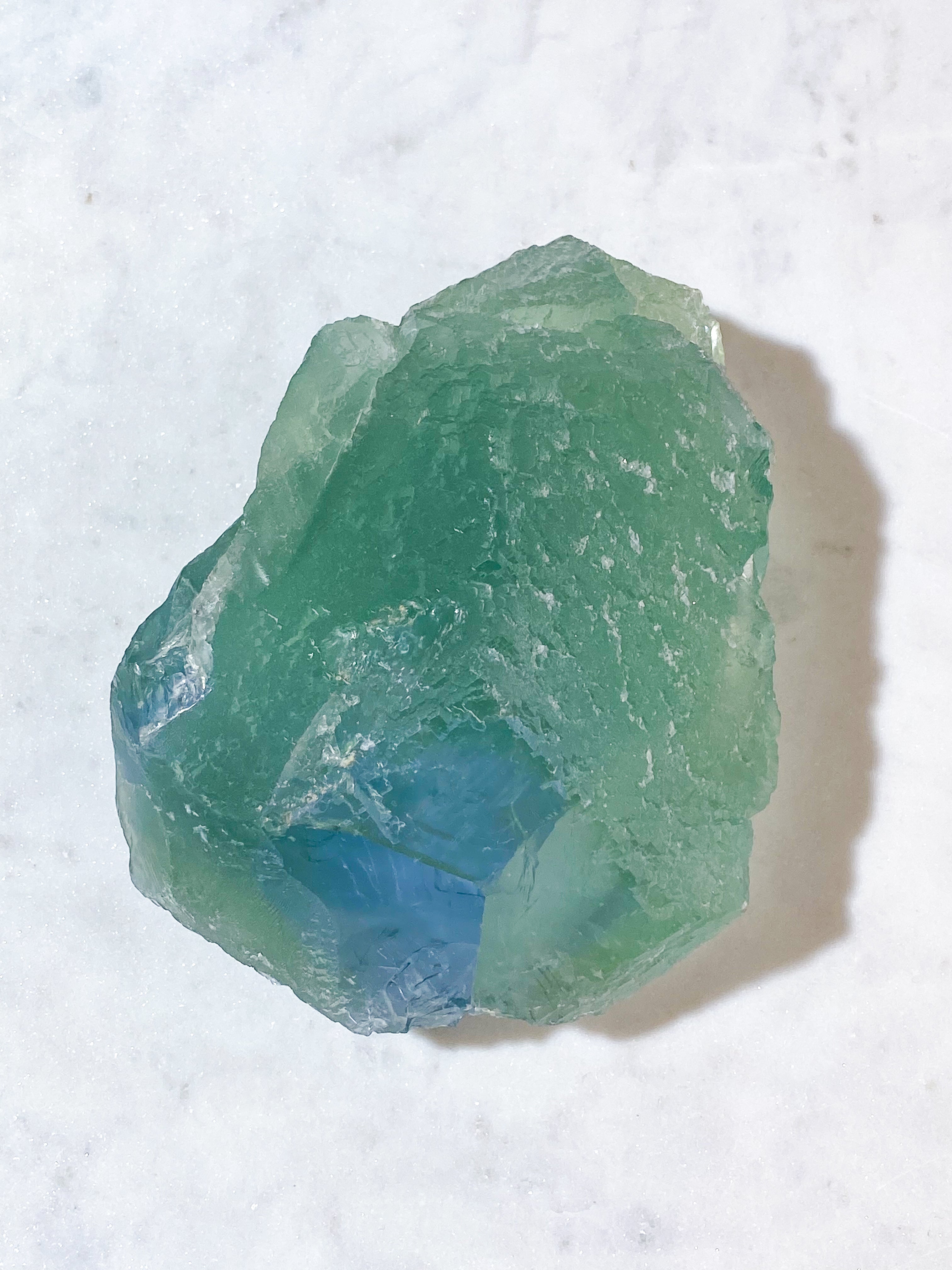 Jättestor Blue Core Fluorit (Nr. 1)
