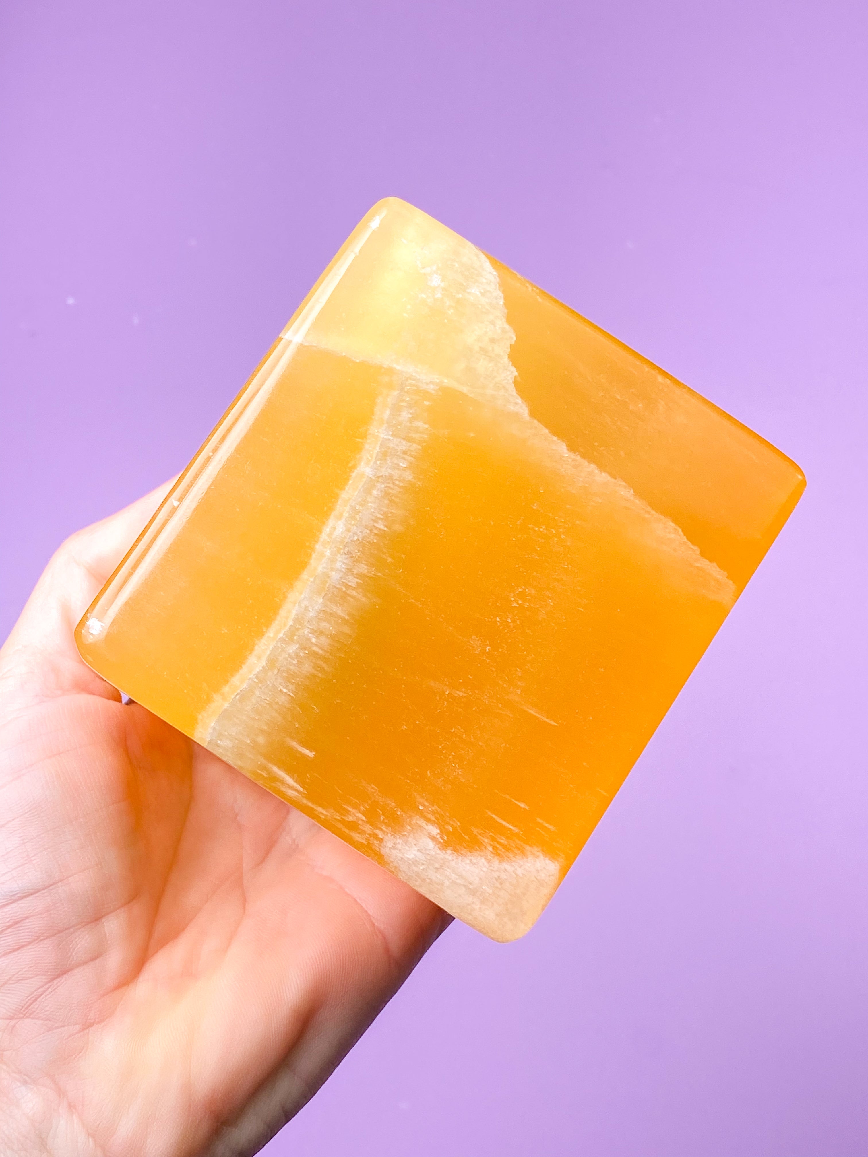 Honeycomb Calcit Kube (Nr. 11)